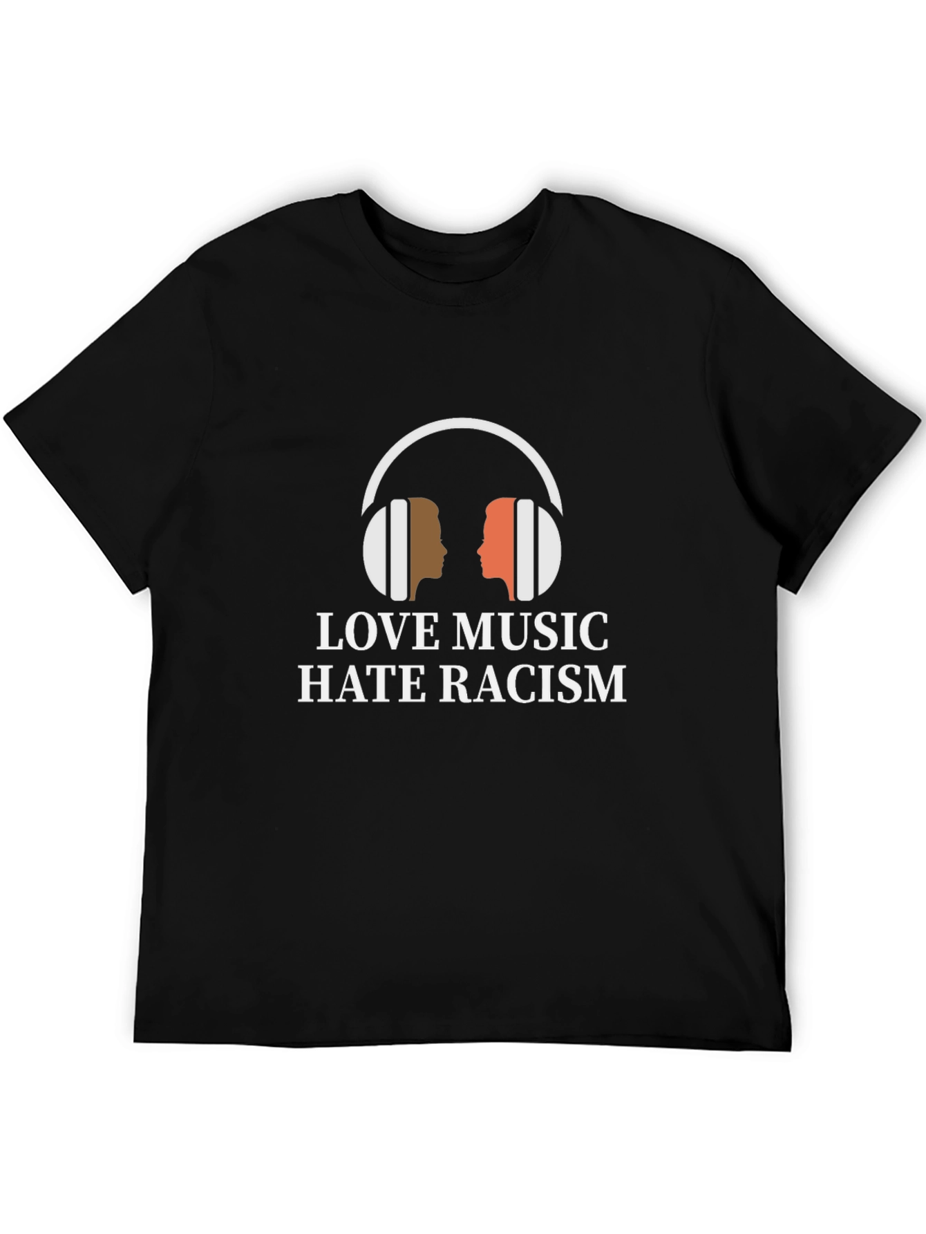 Love Music Hate Racism Graphic T-Shirt