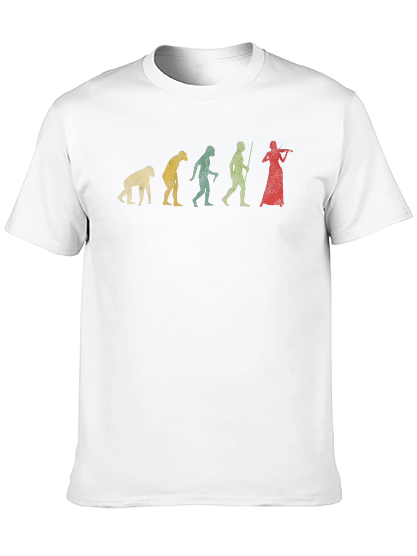 Evolution of Violinist Funny T-Shirt