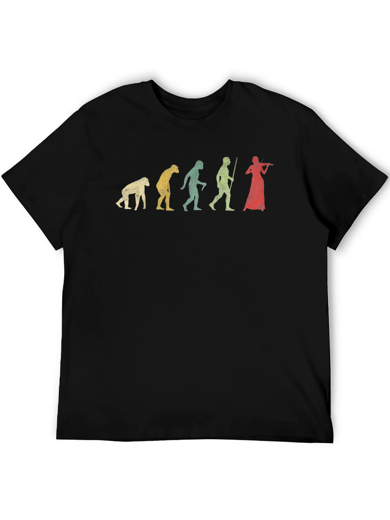 Evolution of Violinist Funny T-Shirt