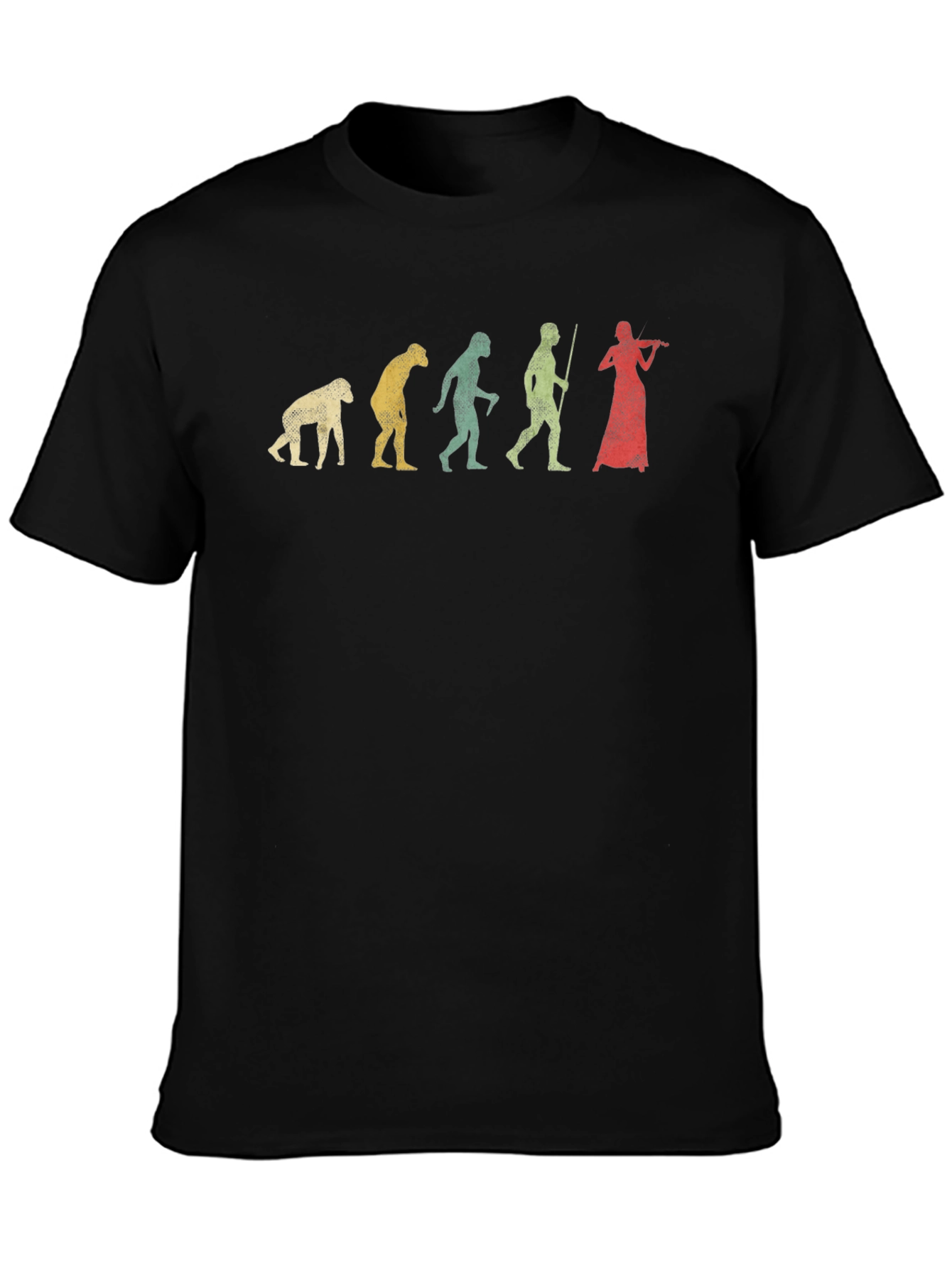 Evolution of Violinist Funny T-Shirt
