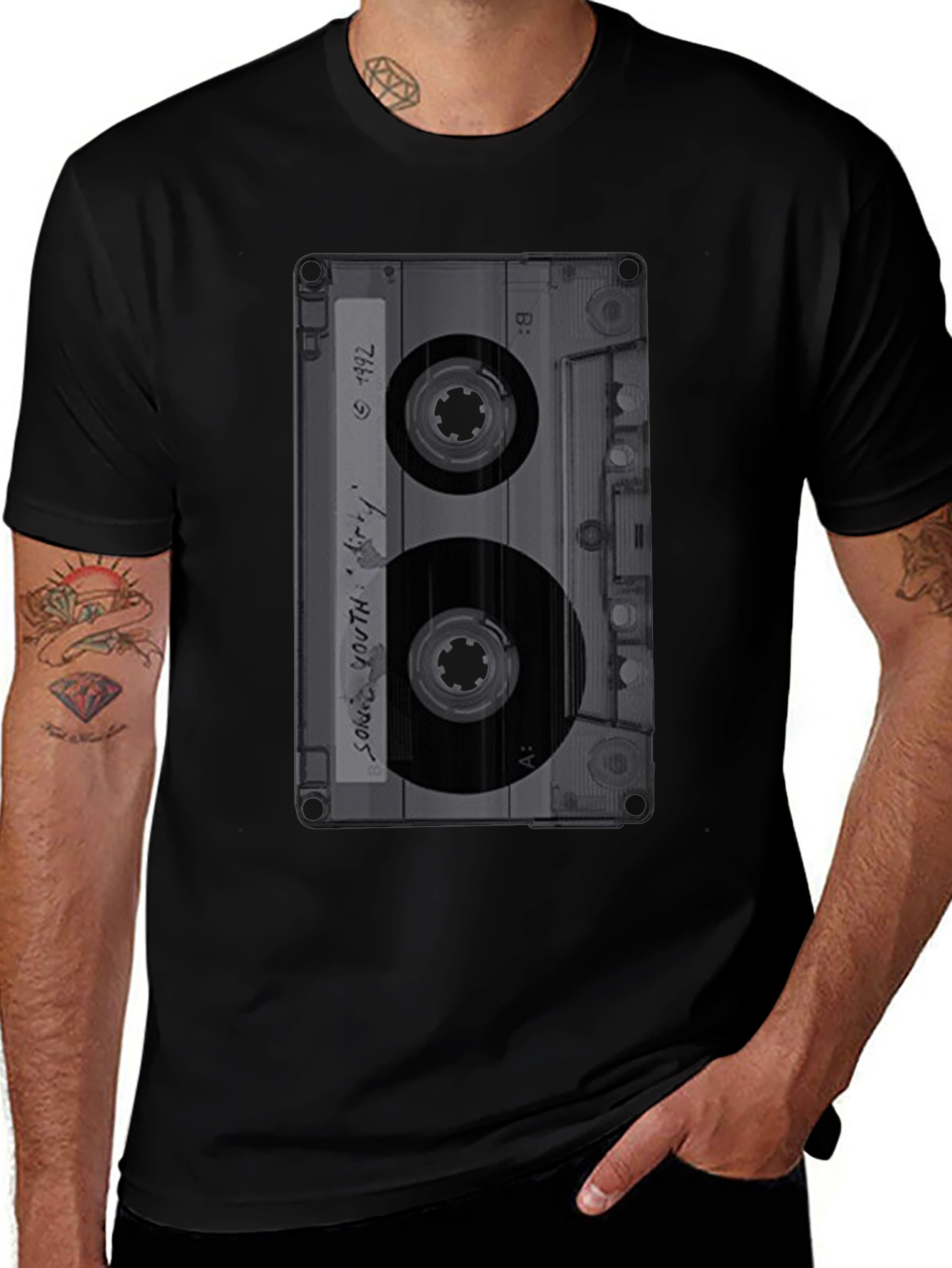 Sound Youth Dirty Cassette Tape Graphic Tee