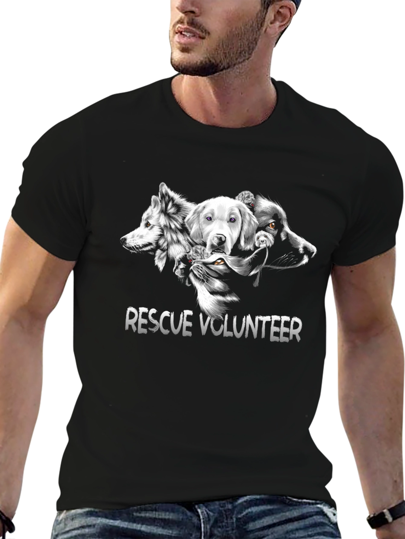 Rescue Volunteer Animal Lover T-Shirt