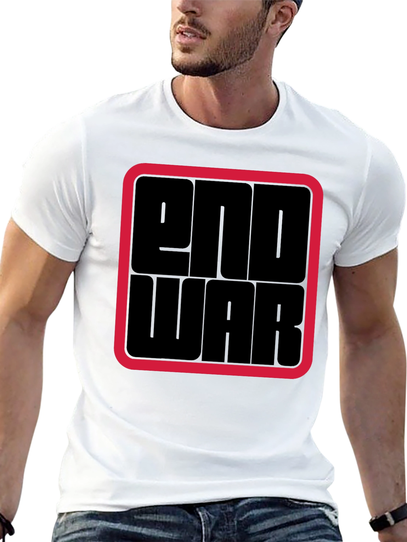 End War Graphic T-Shirt - Bold Statement Tee
