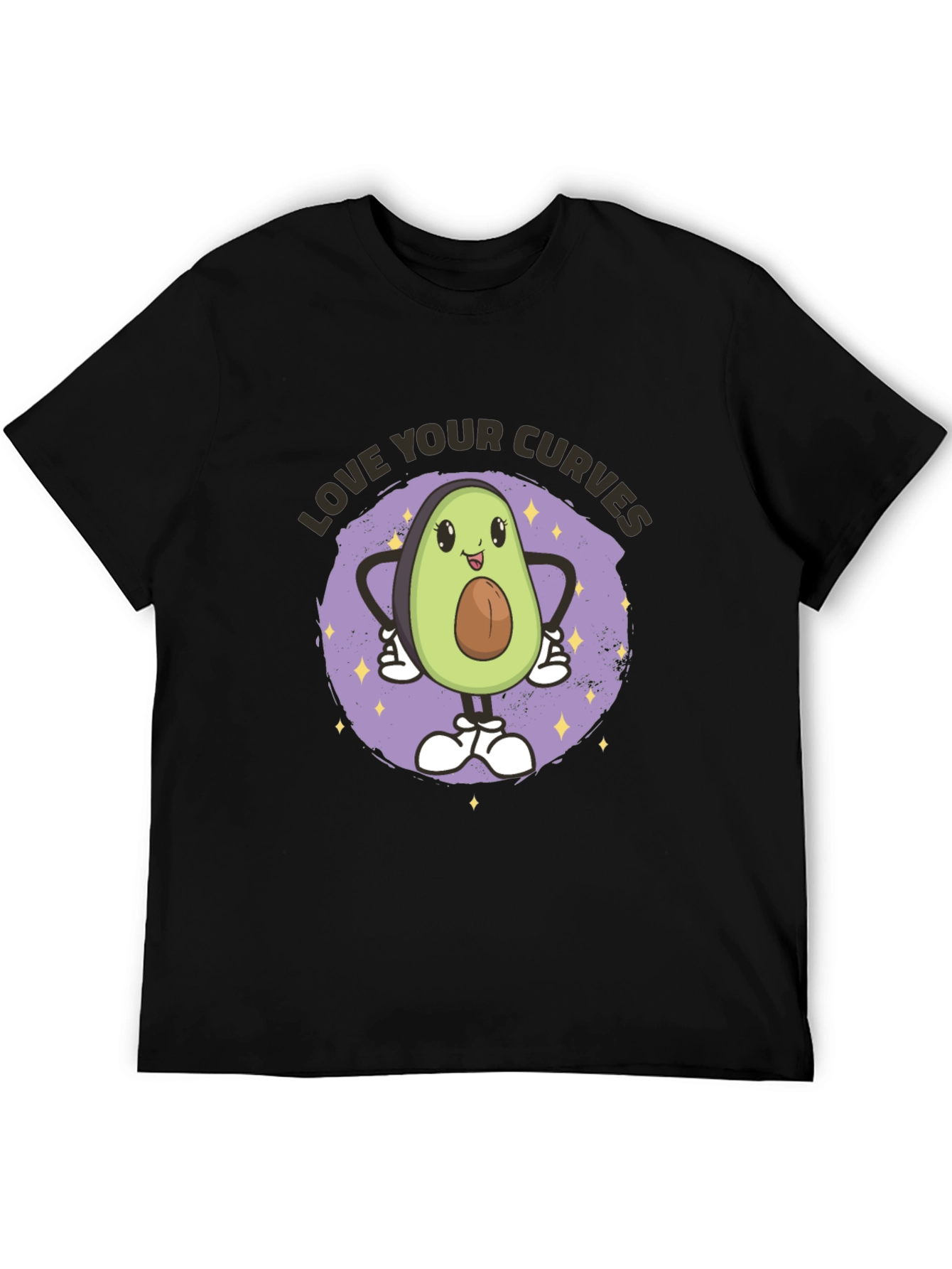 Love Your Curves Avocado Graphic T-Shirt