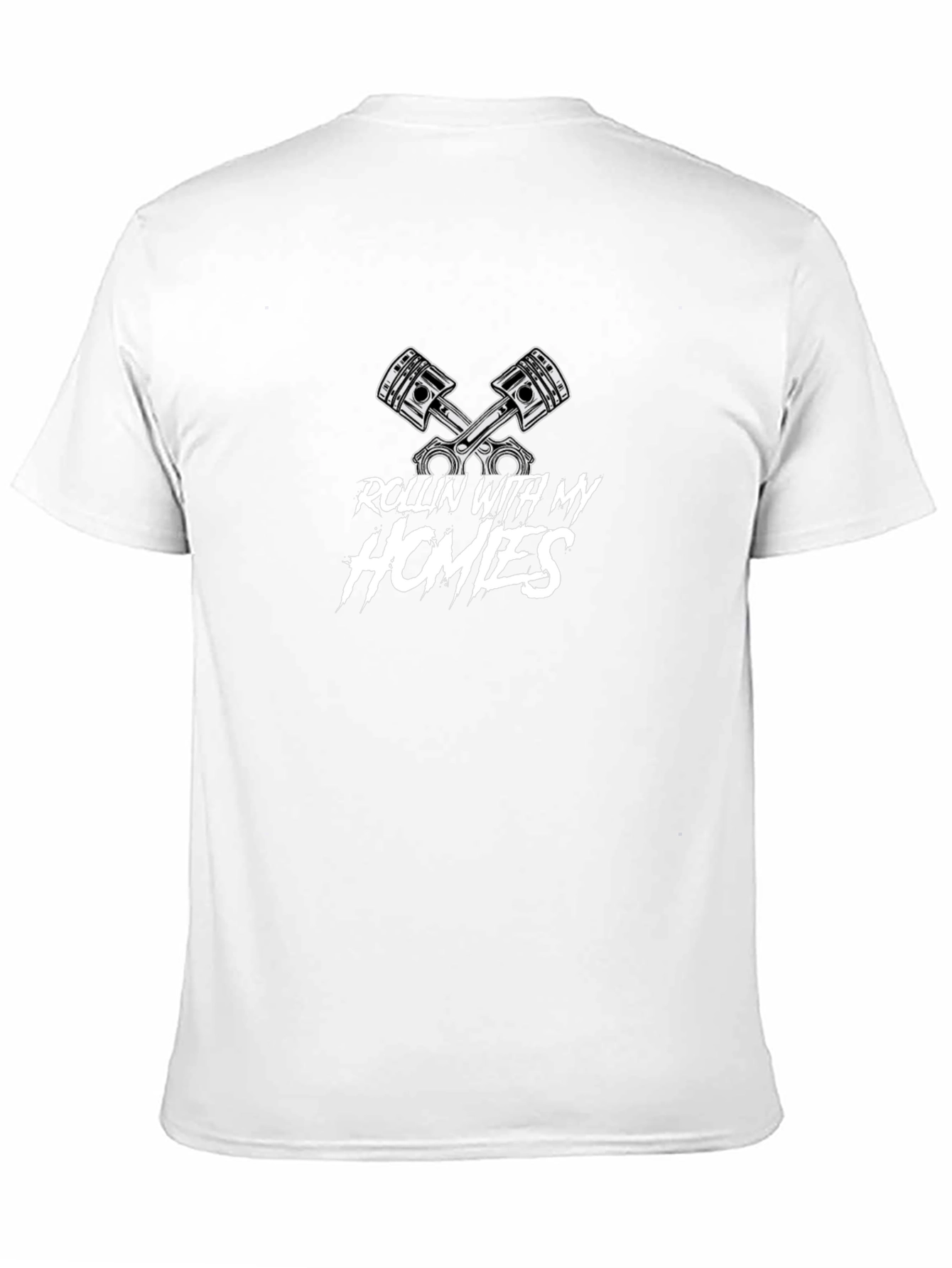 Rollin With My Homies Piston Graphic T-Shirt