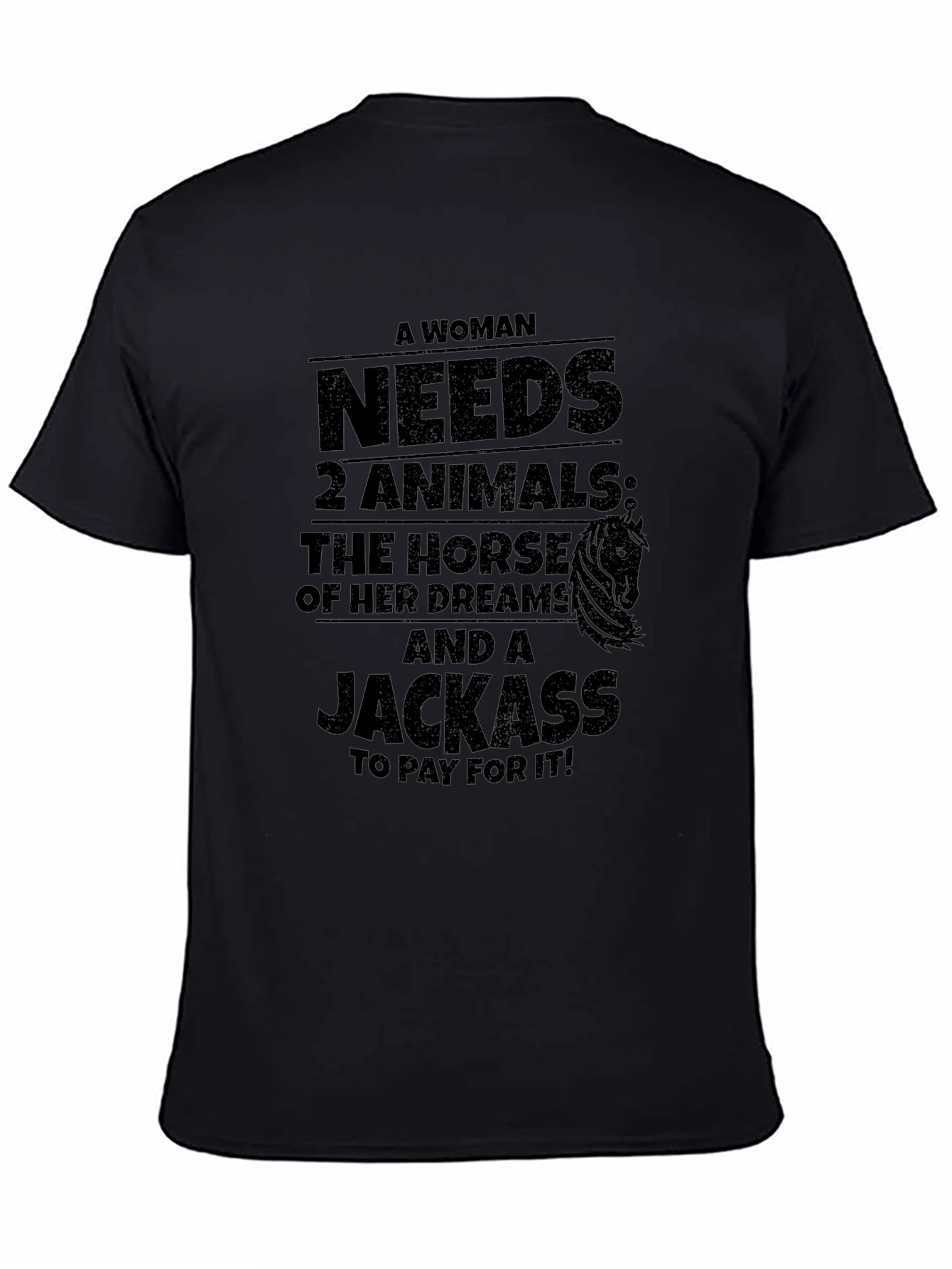 Funny Woman Needs 2 Animals T-Shirt