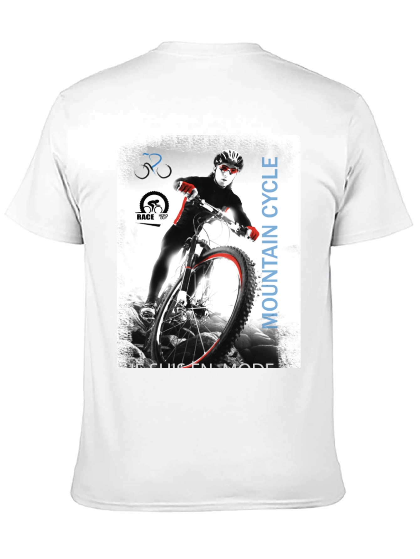 Mountain Cycle T-Shirt - Black Graphic Tee