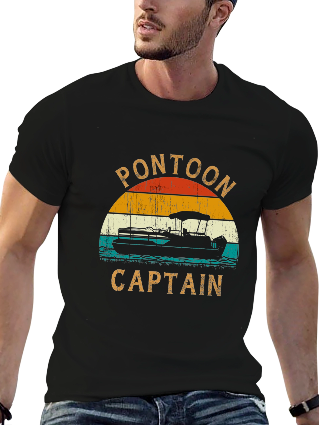 Pontoon Captain Graphic T-Shirt