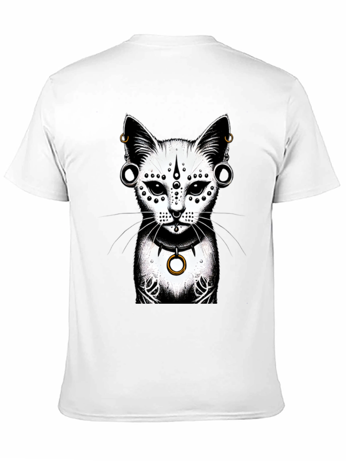 Mystic Cat Graphic Tee - Stylish Unisex T-Shirt