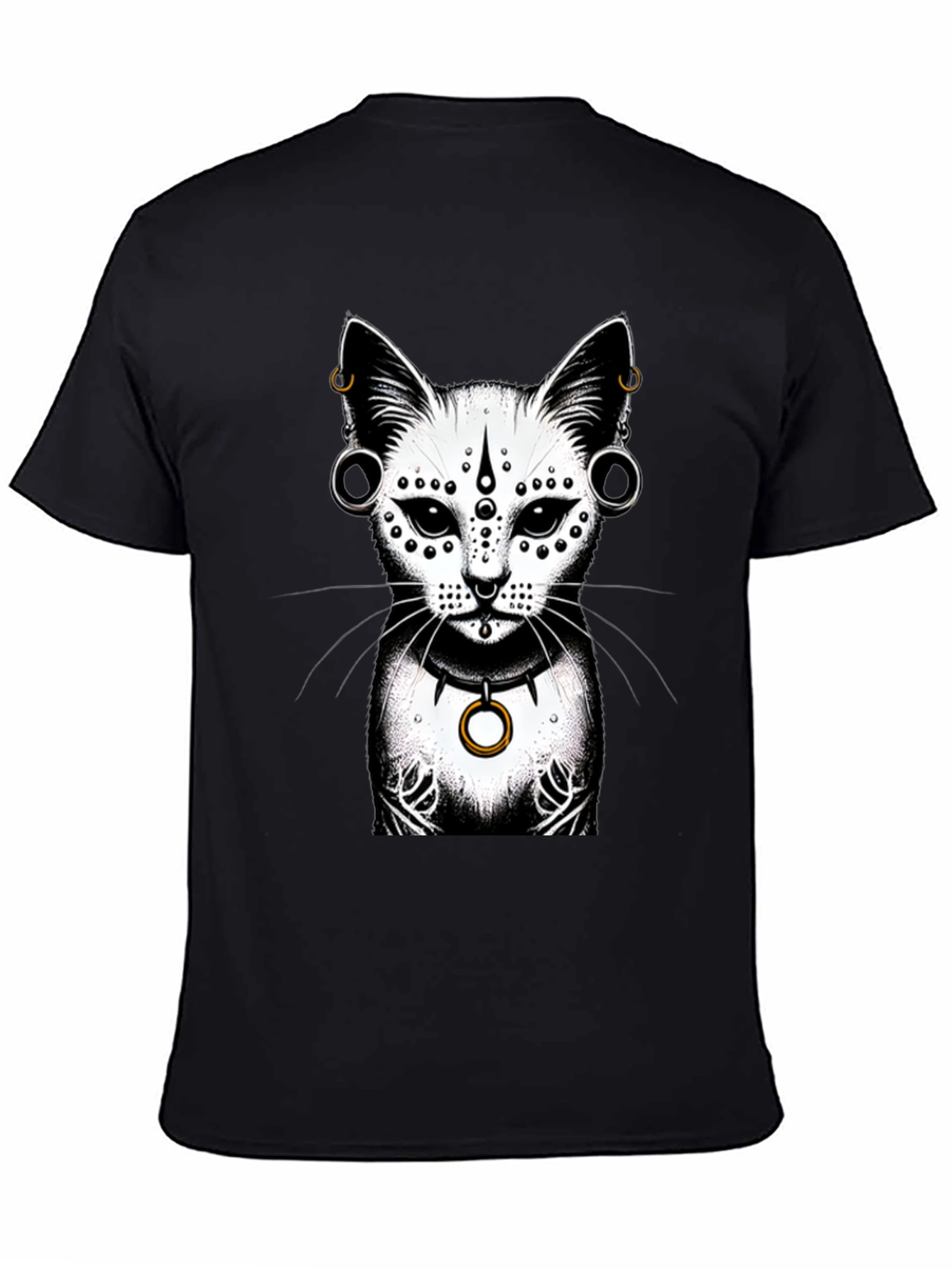 Mystic Cat Graphic Tee - Stylish Unisex T-Shirt
