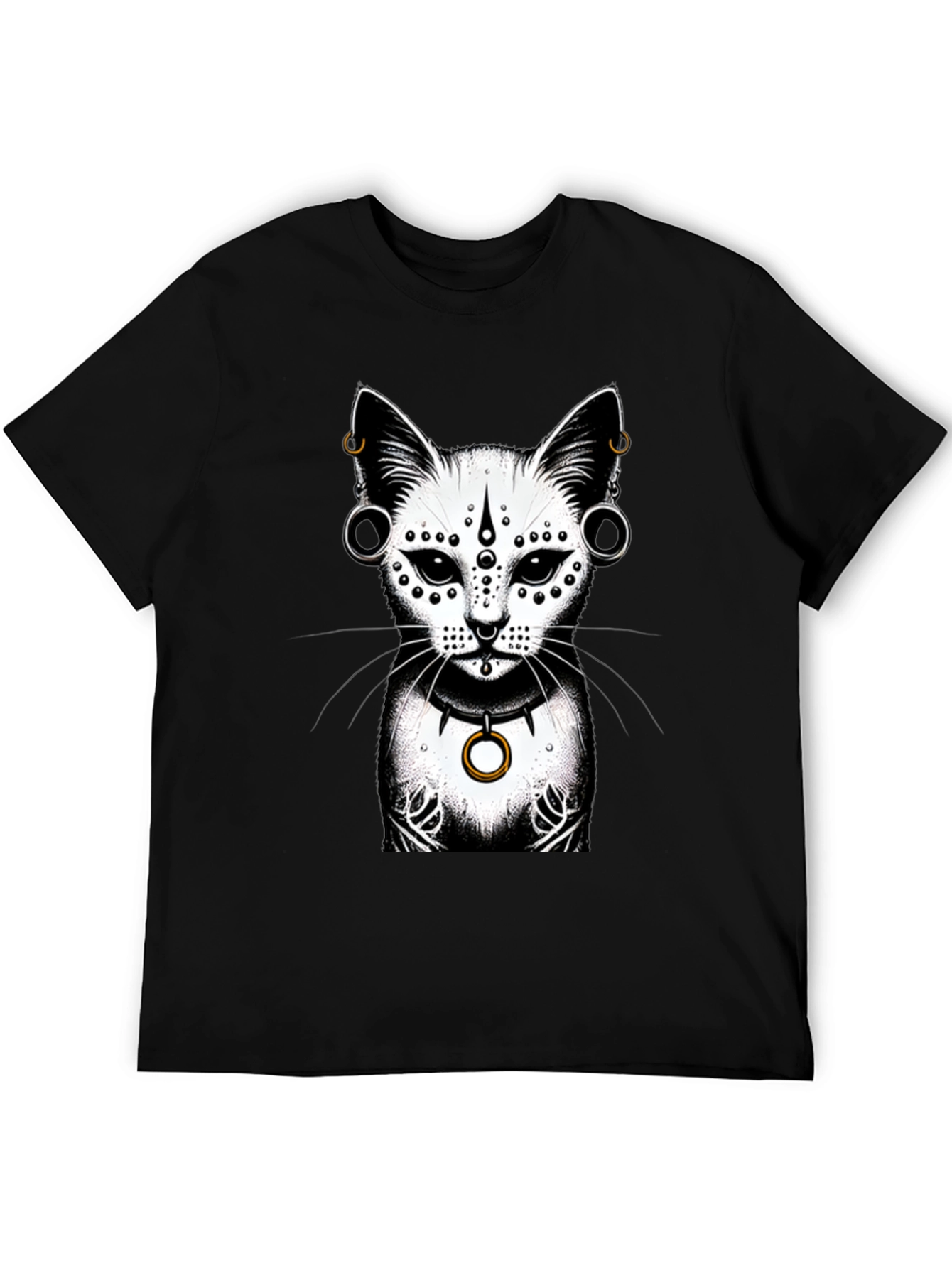 Mystic Cat Graphic Tee - Stylish Unisex T-Shirt