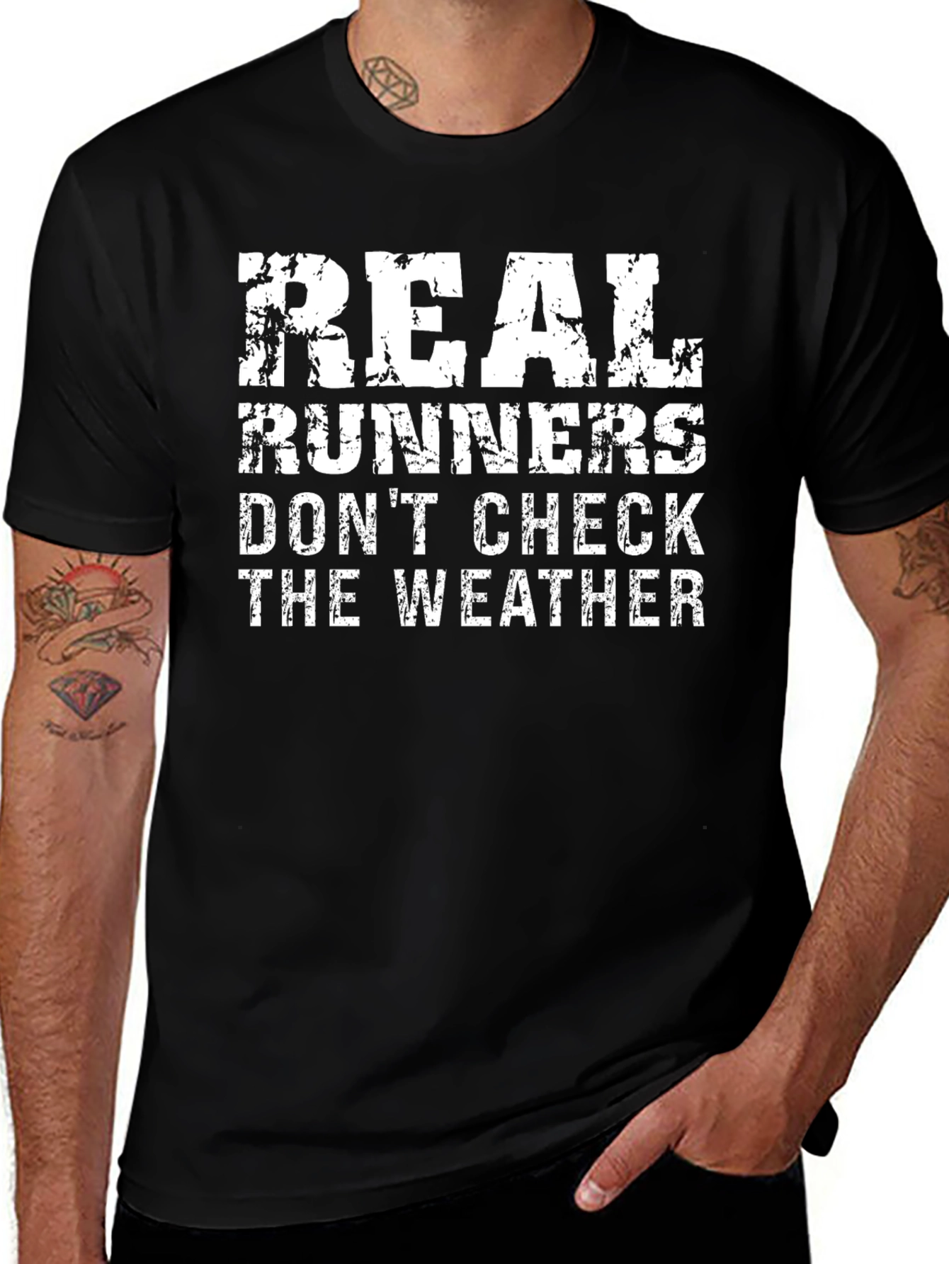 Real Runners T-Shirt - Weatherproof Attitude!
