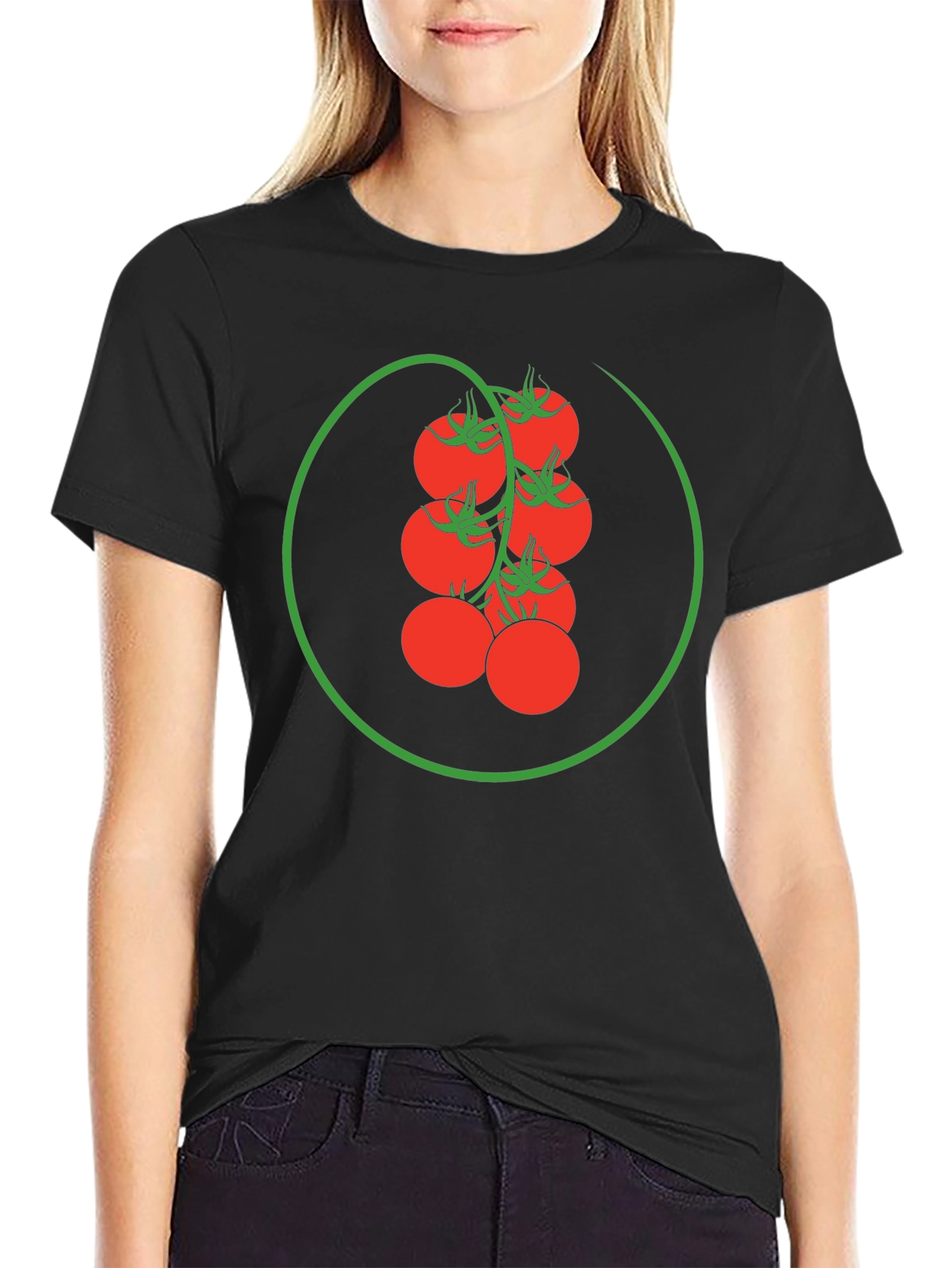 Tomato Vine Graphic Tee - Fresh Style