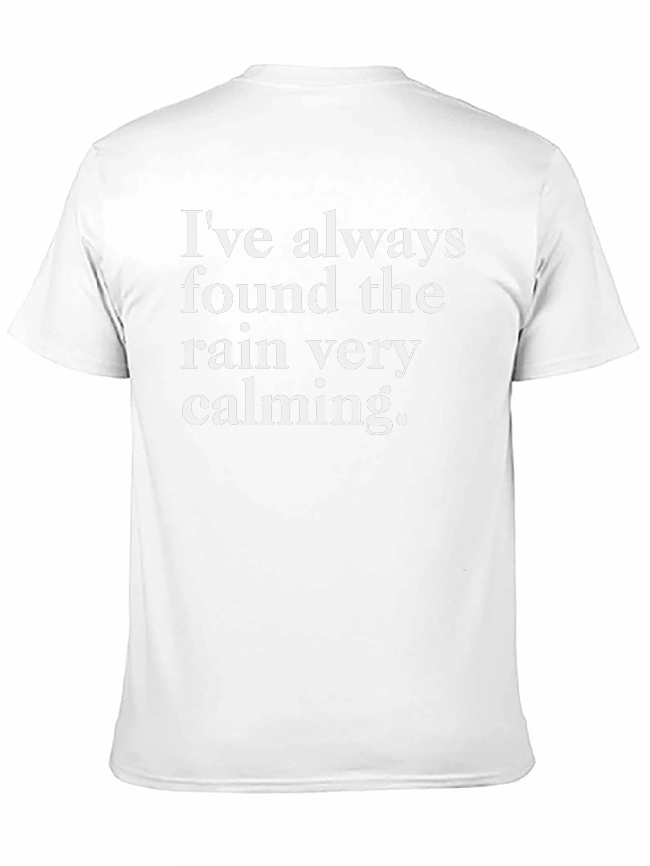 Calming Rain Graphic Tee - Soft Cotton Blend