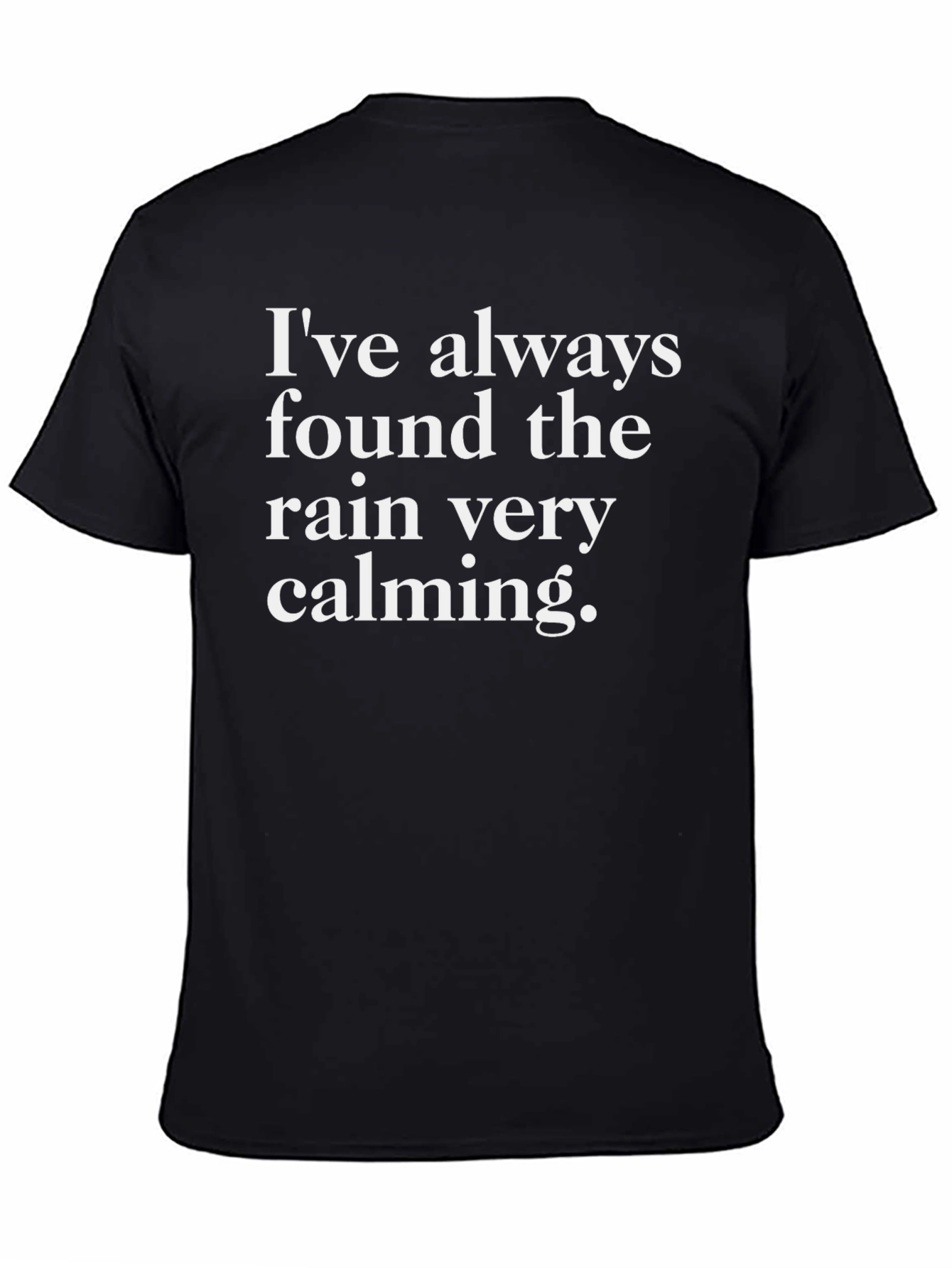 Calming Rain Graphic Tee - Soft Cotton Blend