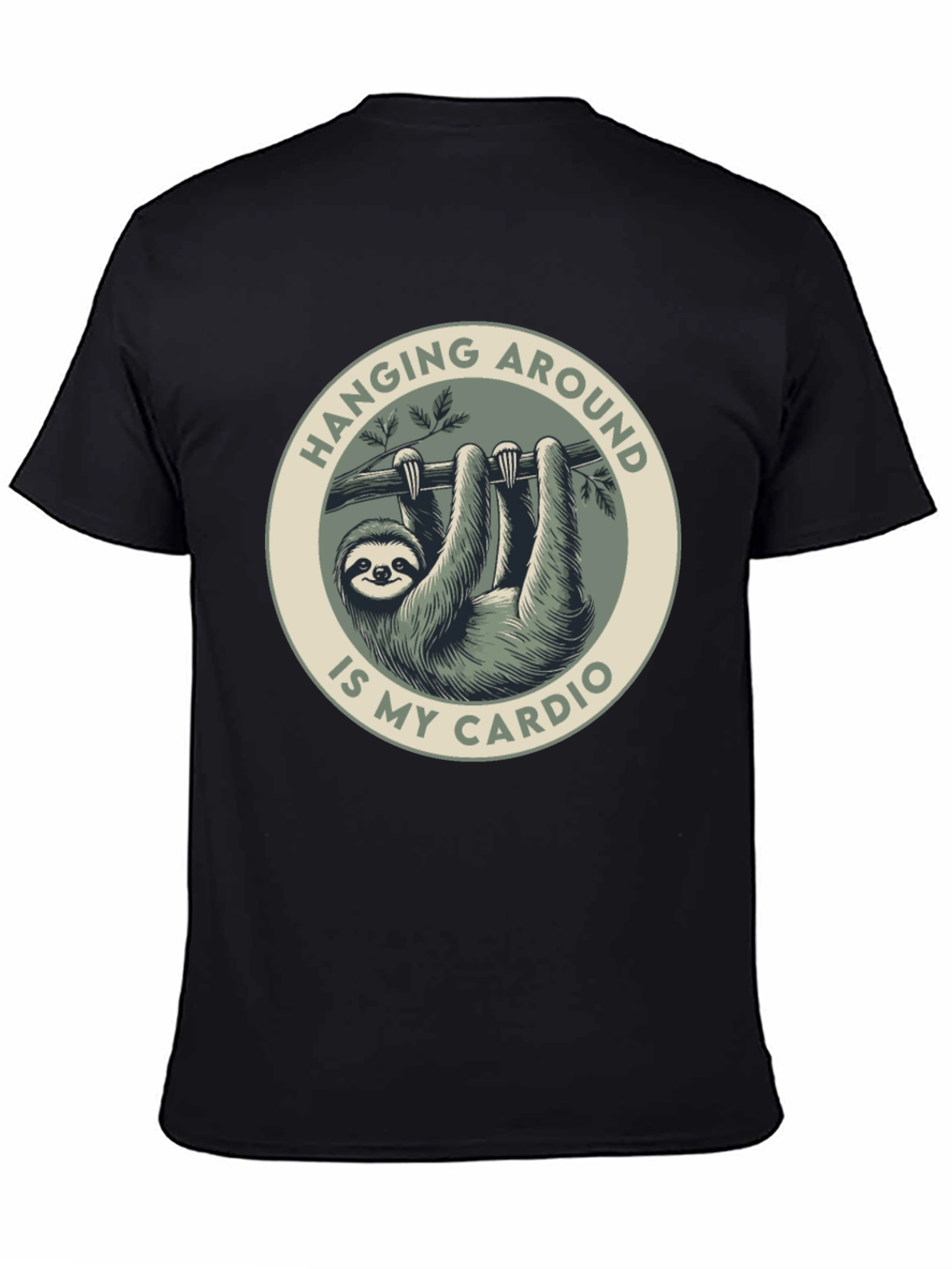 Sloth Cardio Graphic Tee - Hang Around in Style!