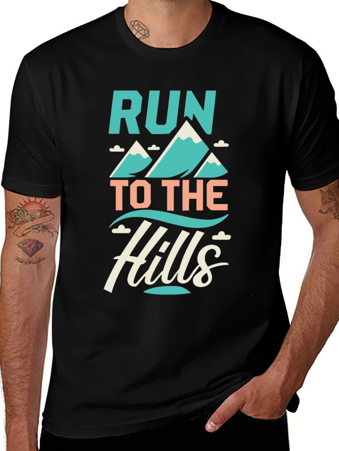 Run To The Hills Graphic Tee