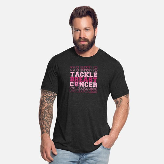 Tackle Breast Cancer Awareness Pink Ribbon Footbal