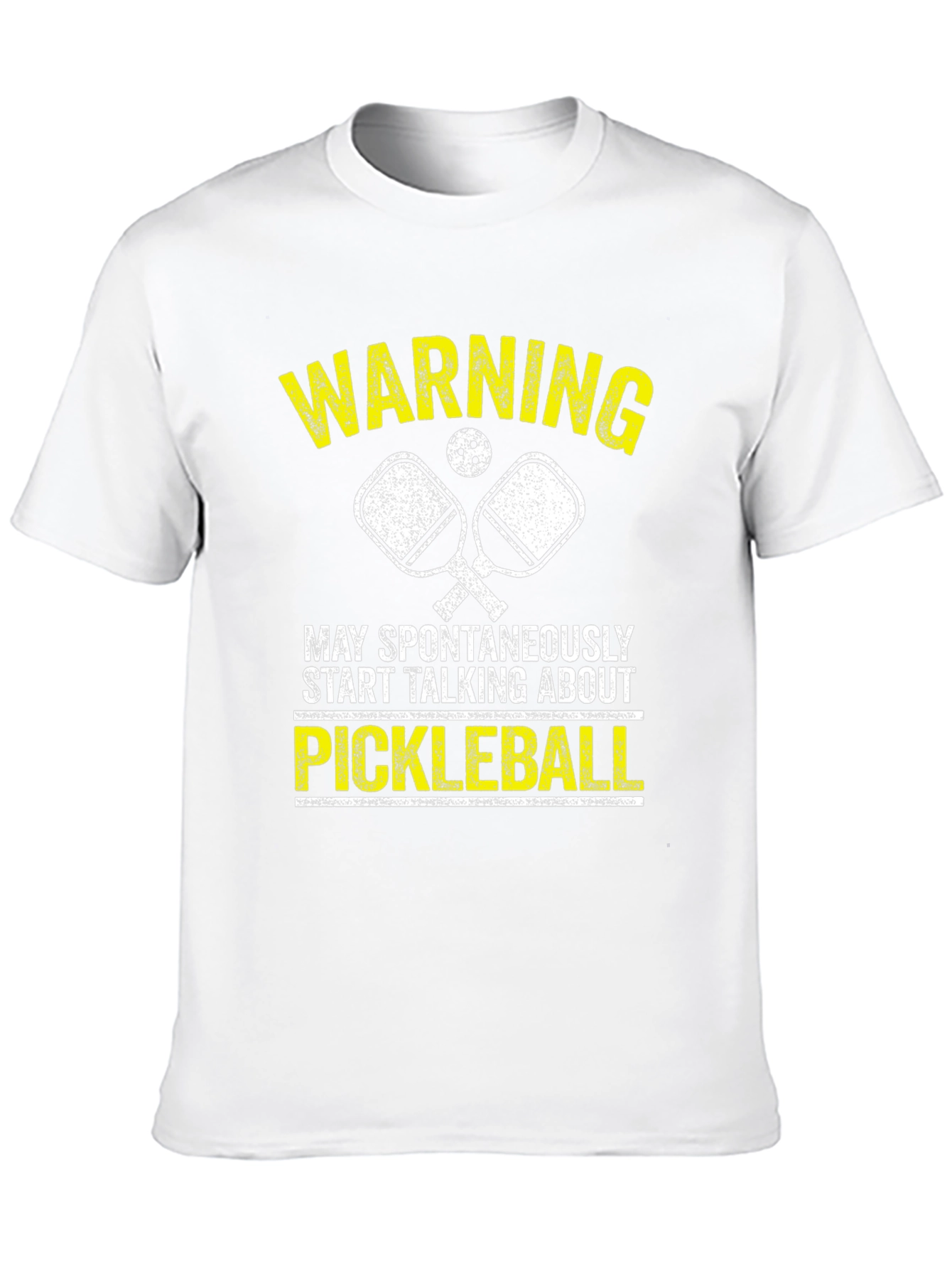 Pickleball Warning T-Shirt - Sporty Tee