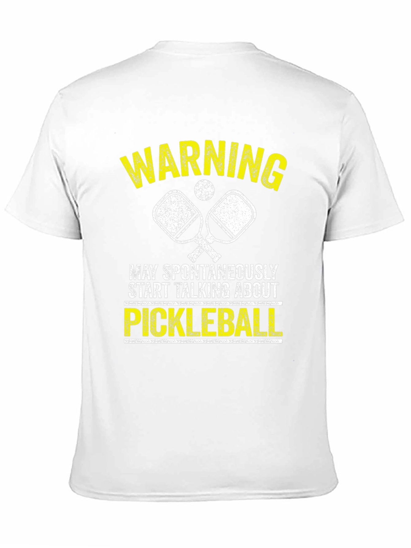 Pickleball Warning T-Shirt - Sporty Tee