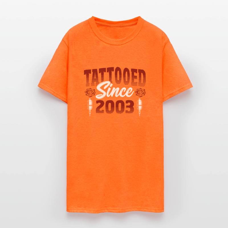 Tattooed Since 2003 Red Rose-Themed Tattoo Ink