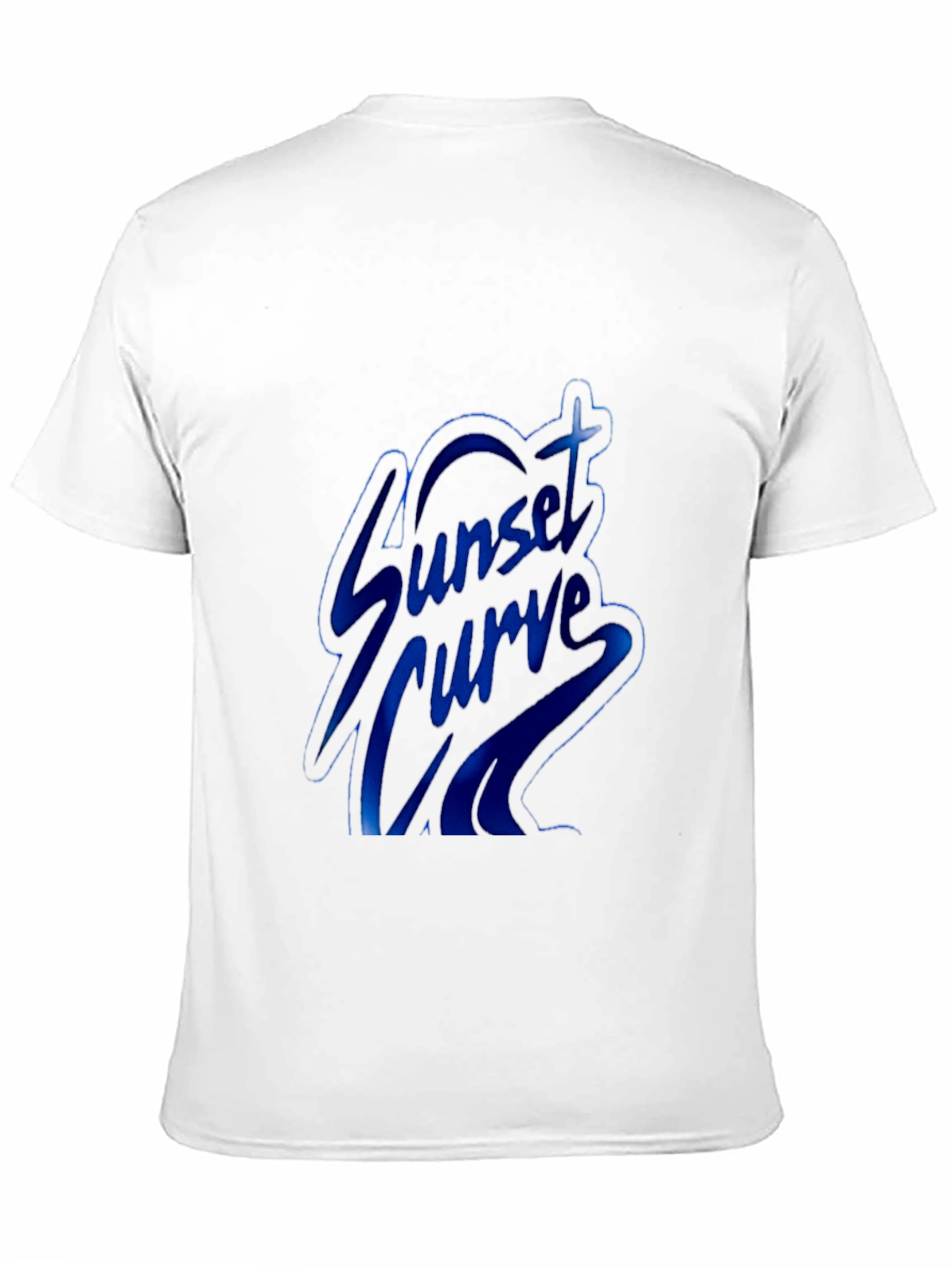 Sunset Curve Band Graphic Tee - Black Cotton