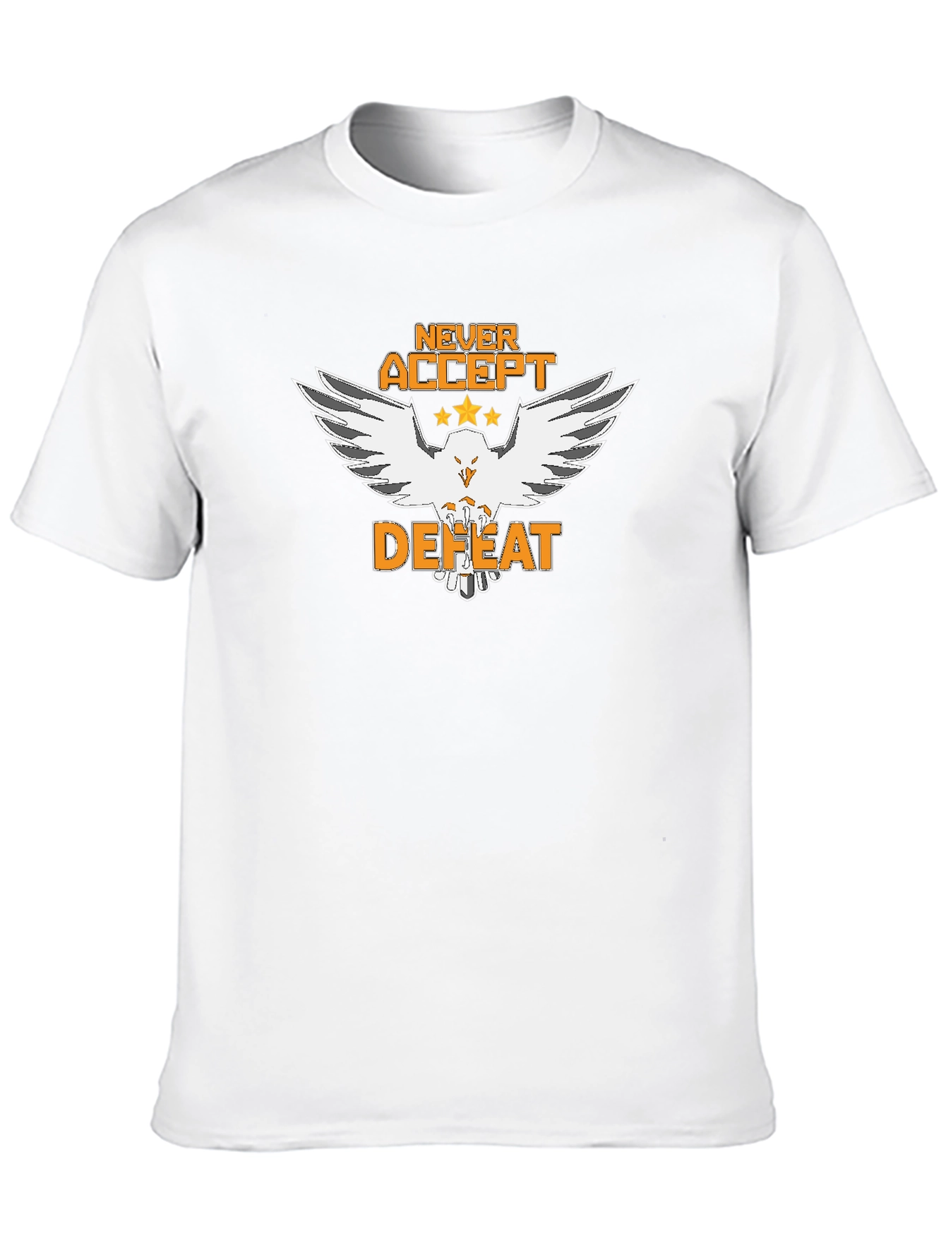 Never Accept Defeat Graphic T-Shirt