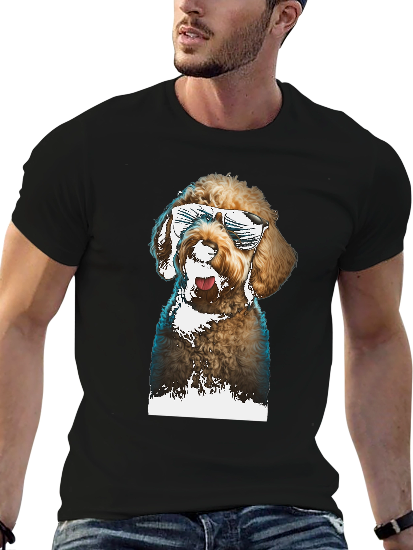 Cool Dog Graphic Tee - Stylish Pet Lover Shirt