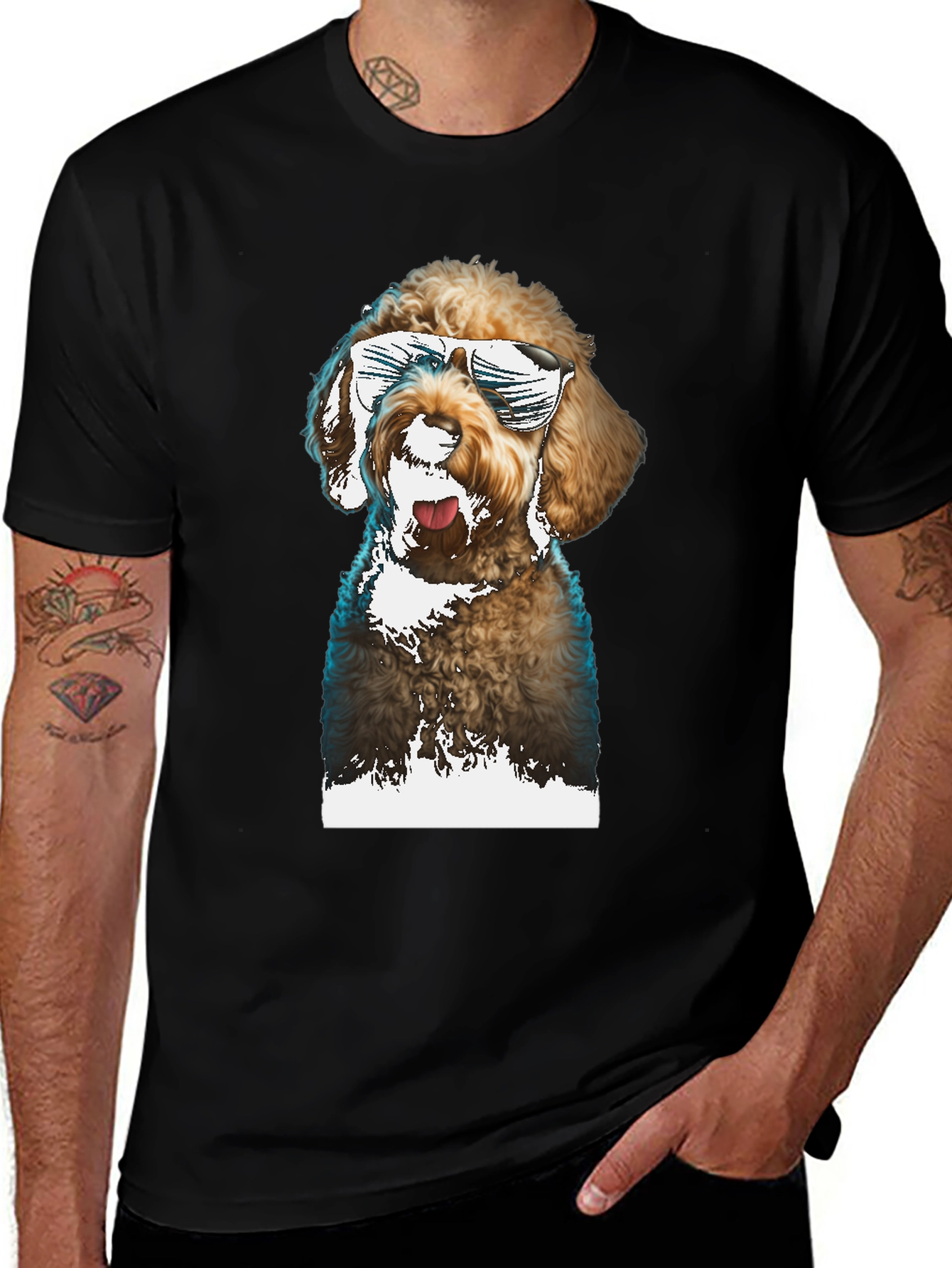 Cool Dog Graphic Tee - Stylish Pet Lover Shirt