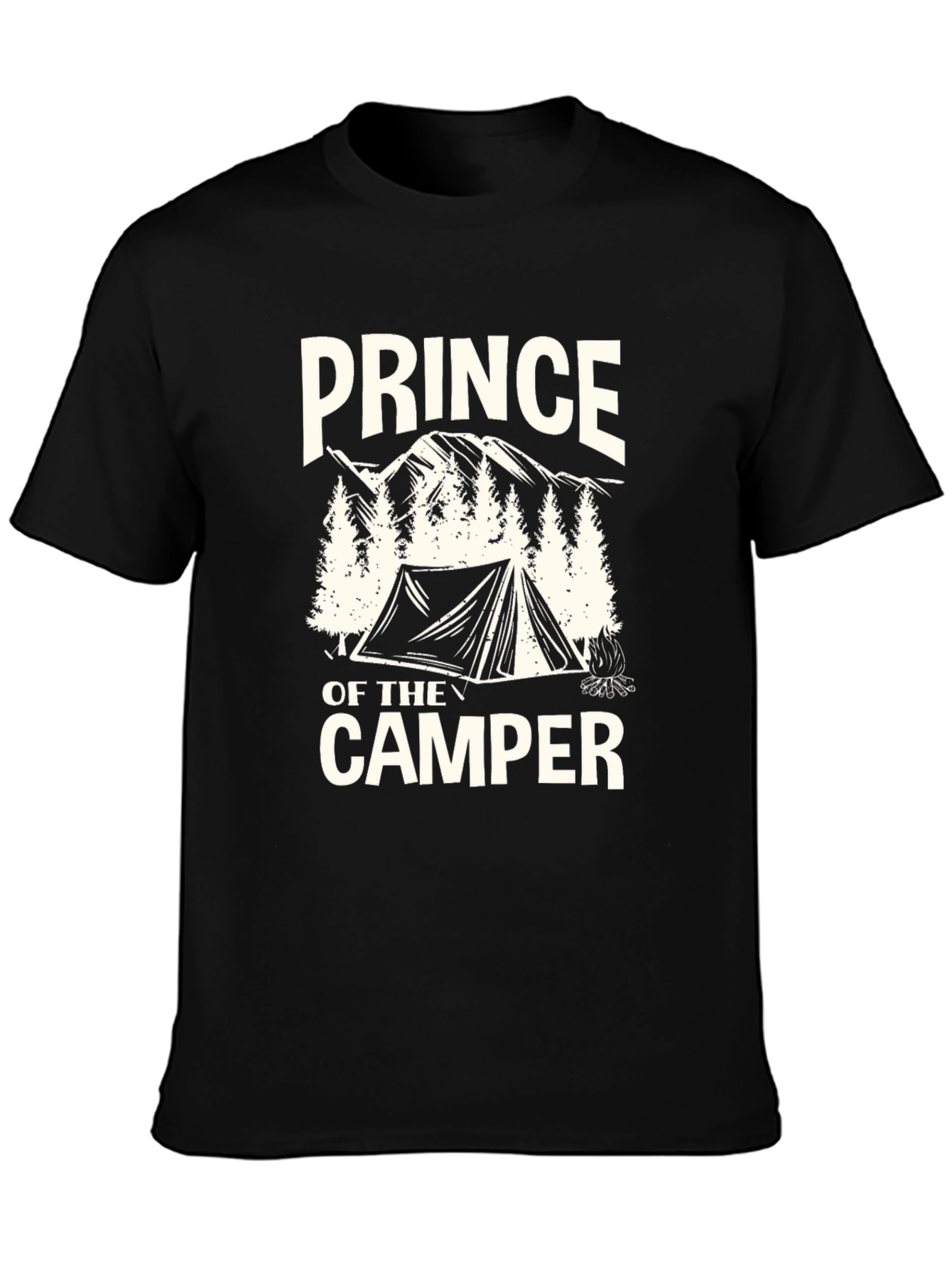 Prince of the Camper Graphic Tee - Camping T-Shirt