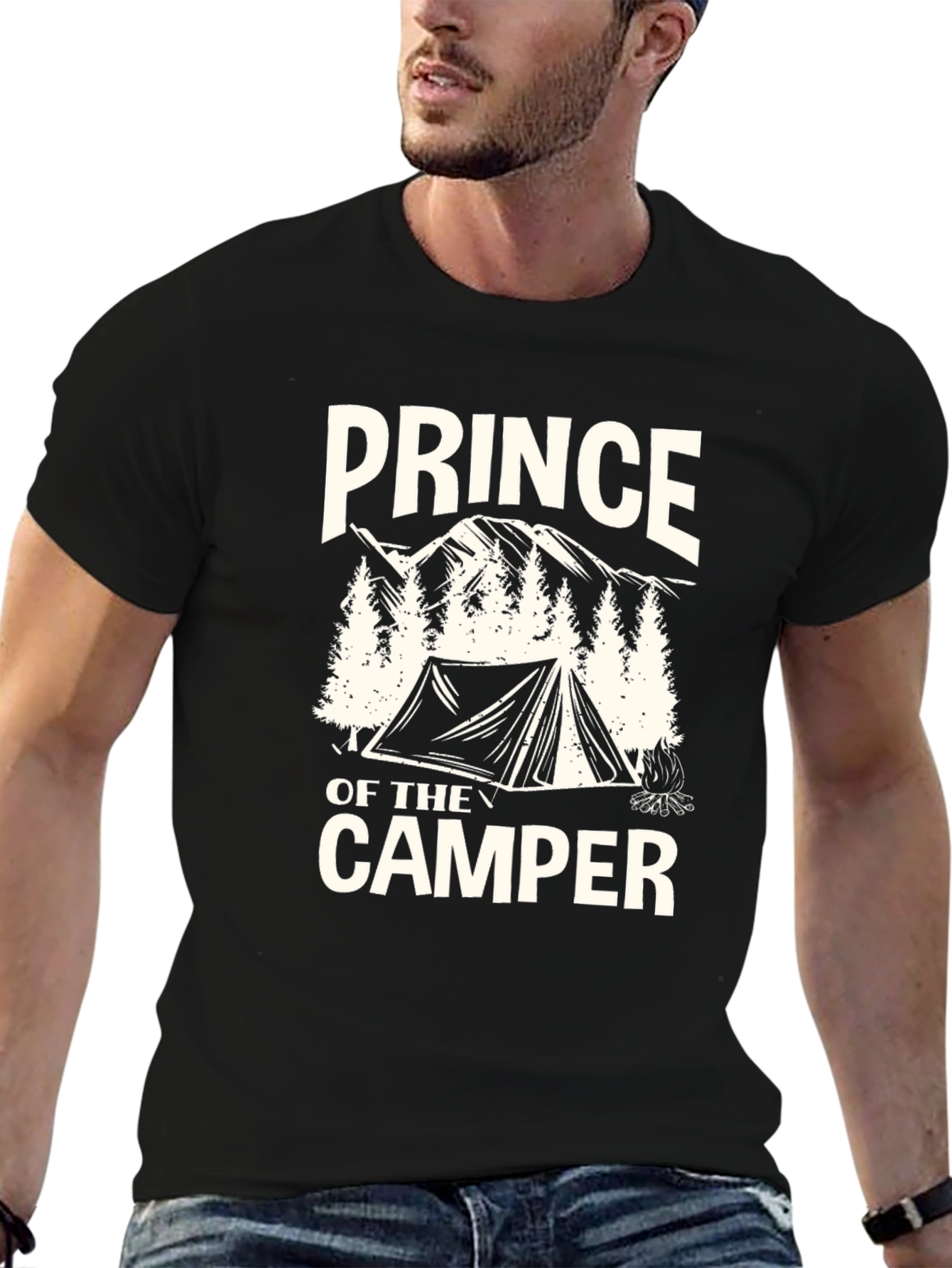 Prince of the Camper Graphic Tee - Camping T-Shirt