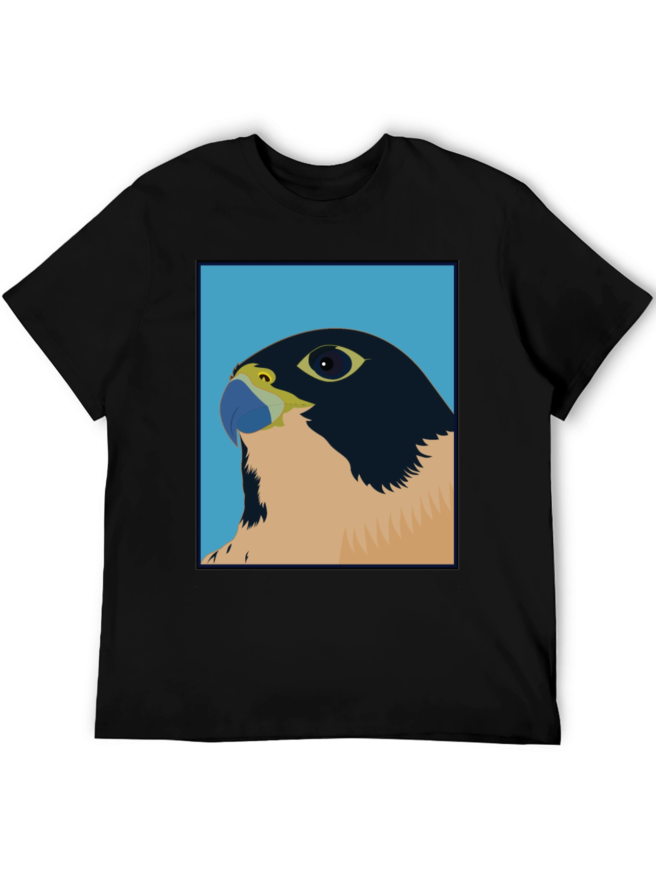Falcon Graphic Tee - Stylish Bird Art T-Shirt