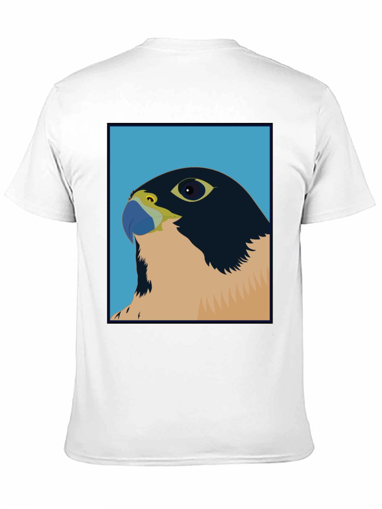 Falcon Graphic Tee - Stylish Bird Art T-Shirt