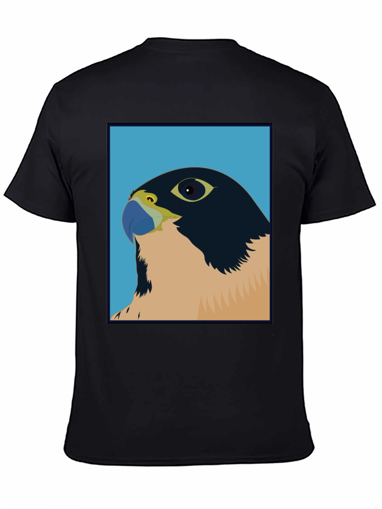 Falcon Graphic Tee - Stylish Bird Art T-Shirt