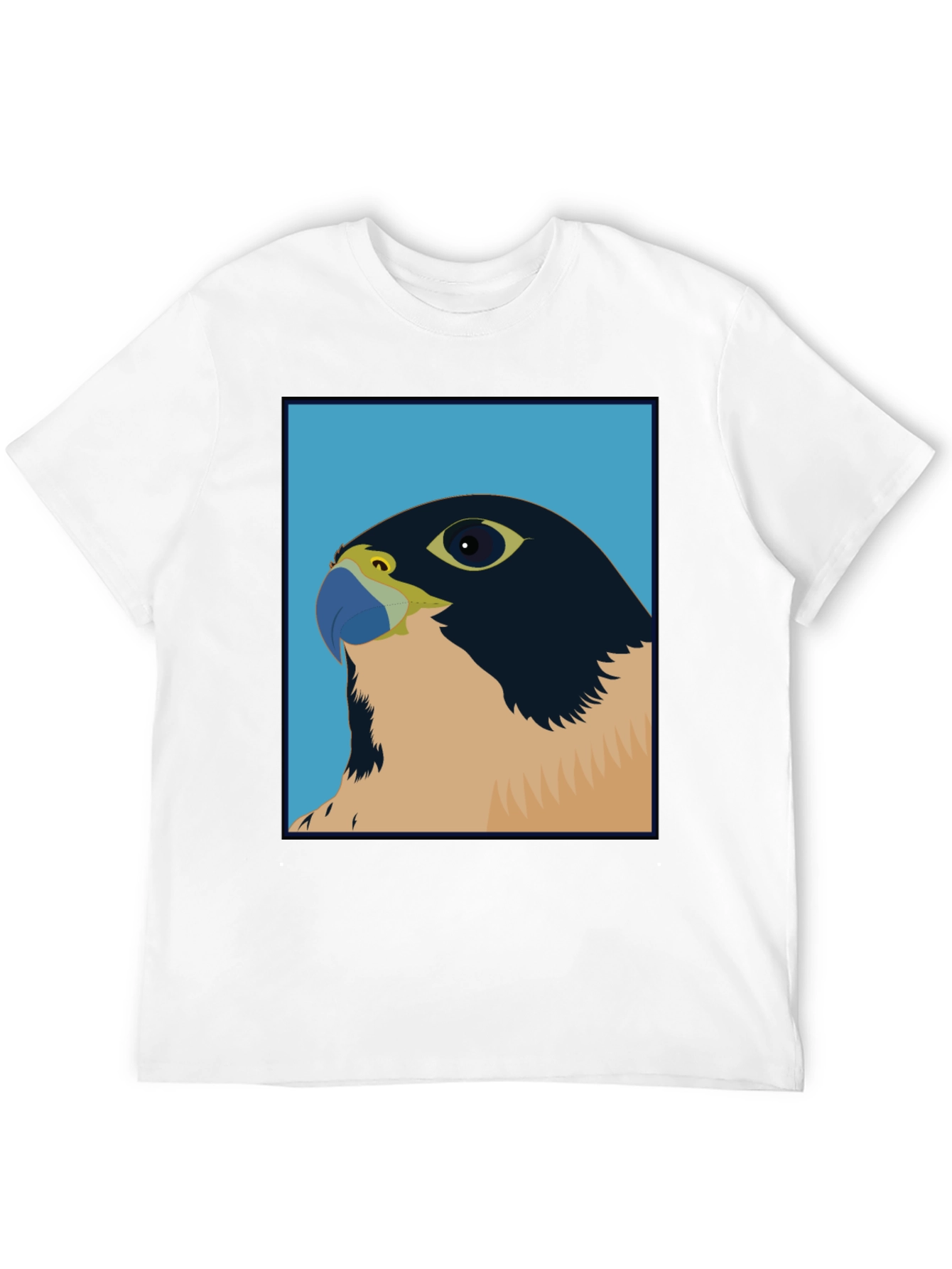 Falcon Graphic Tee - Stylish Bird Art T-Shirt