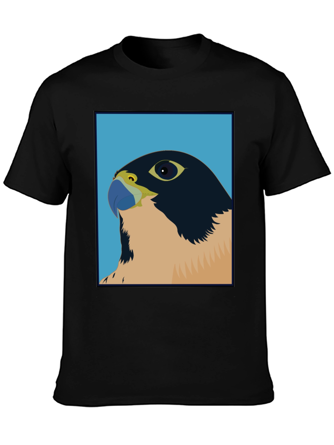Falcon Graphic Tee - Stylish Bird Art T-Shirt