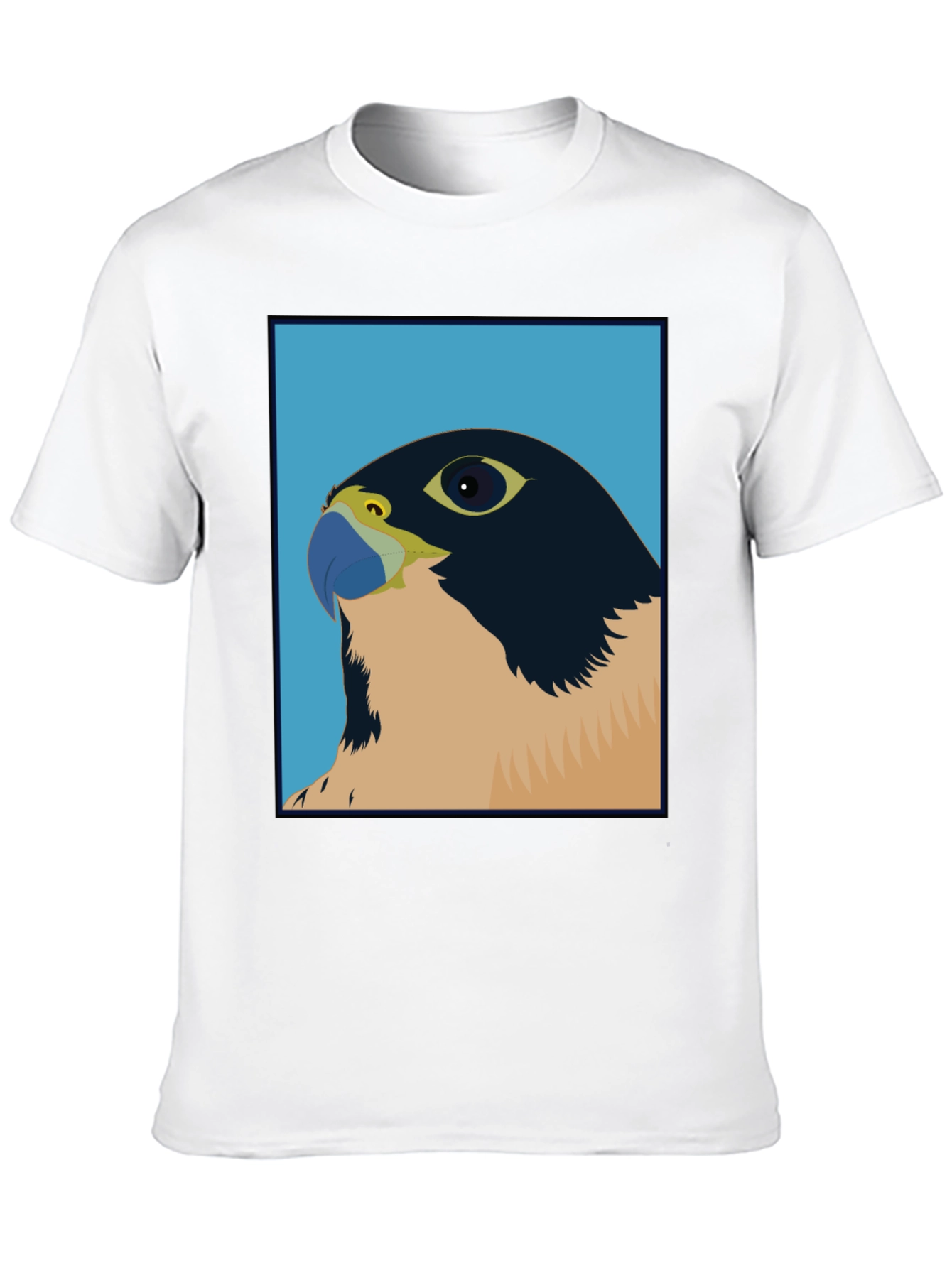 Falcon Graphic Tee - Stylish Bird Art T-Shirt