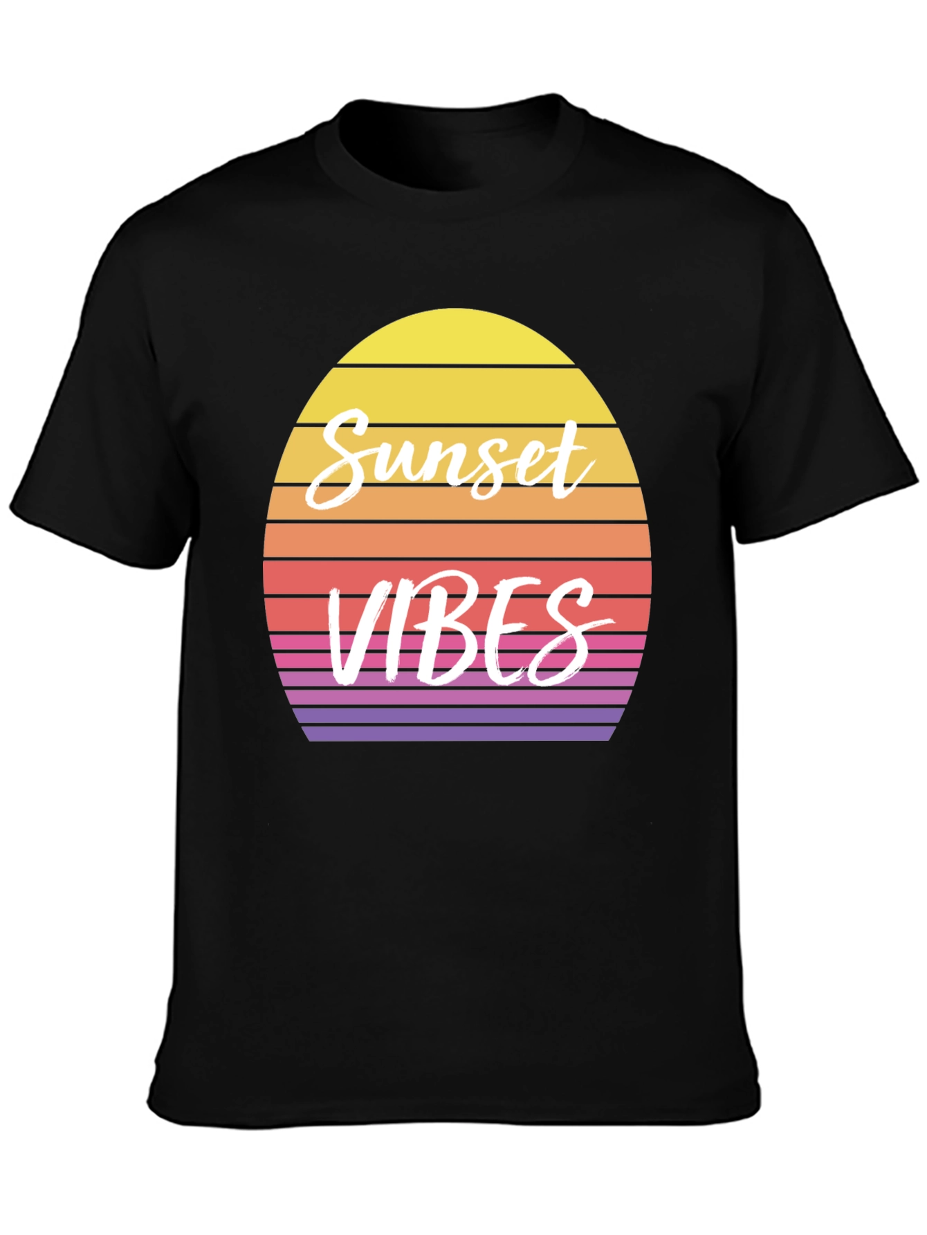 Sunset Vibes Graphic Tee - Retro Style