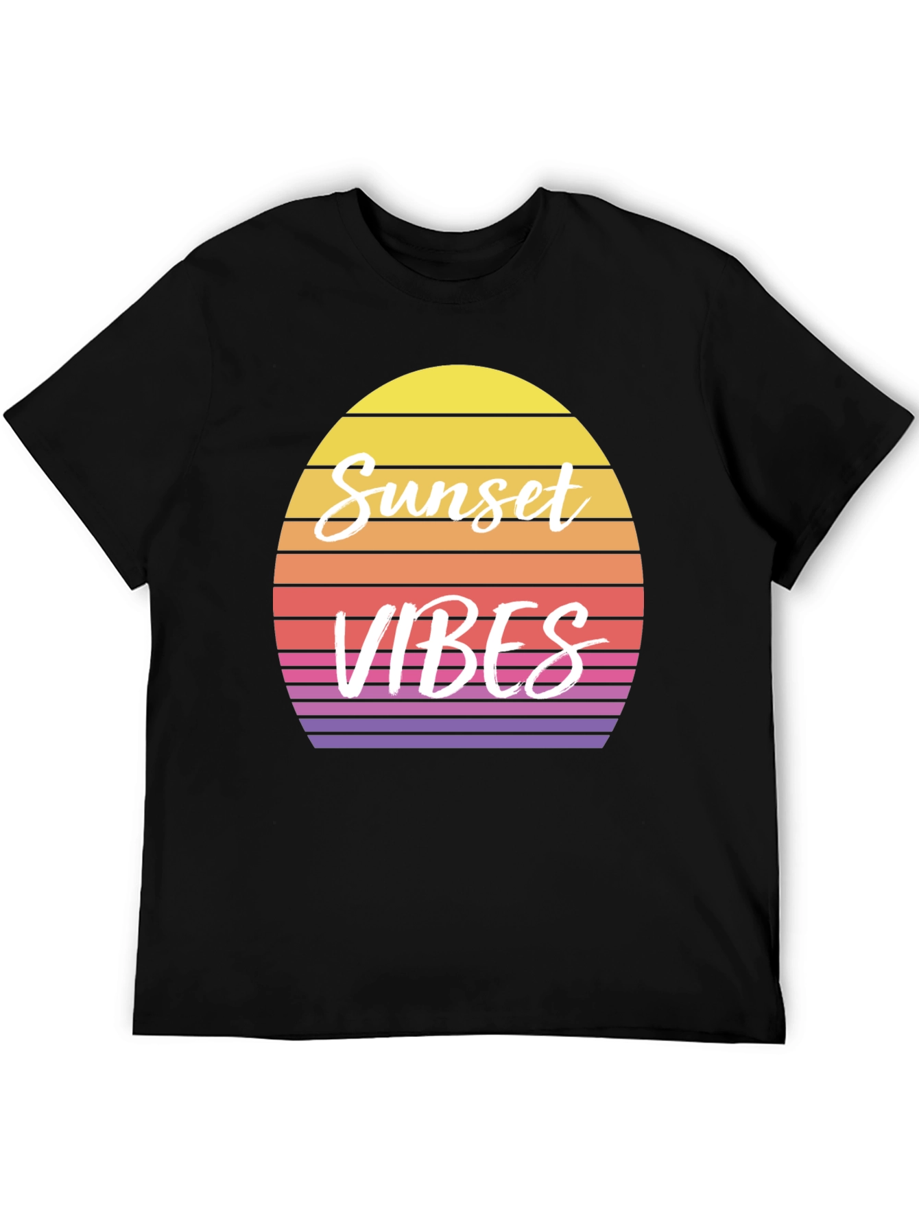 Sunset Vibes Graphic Tee - Retro Style
