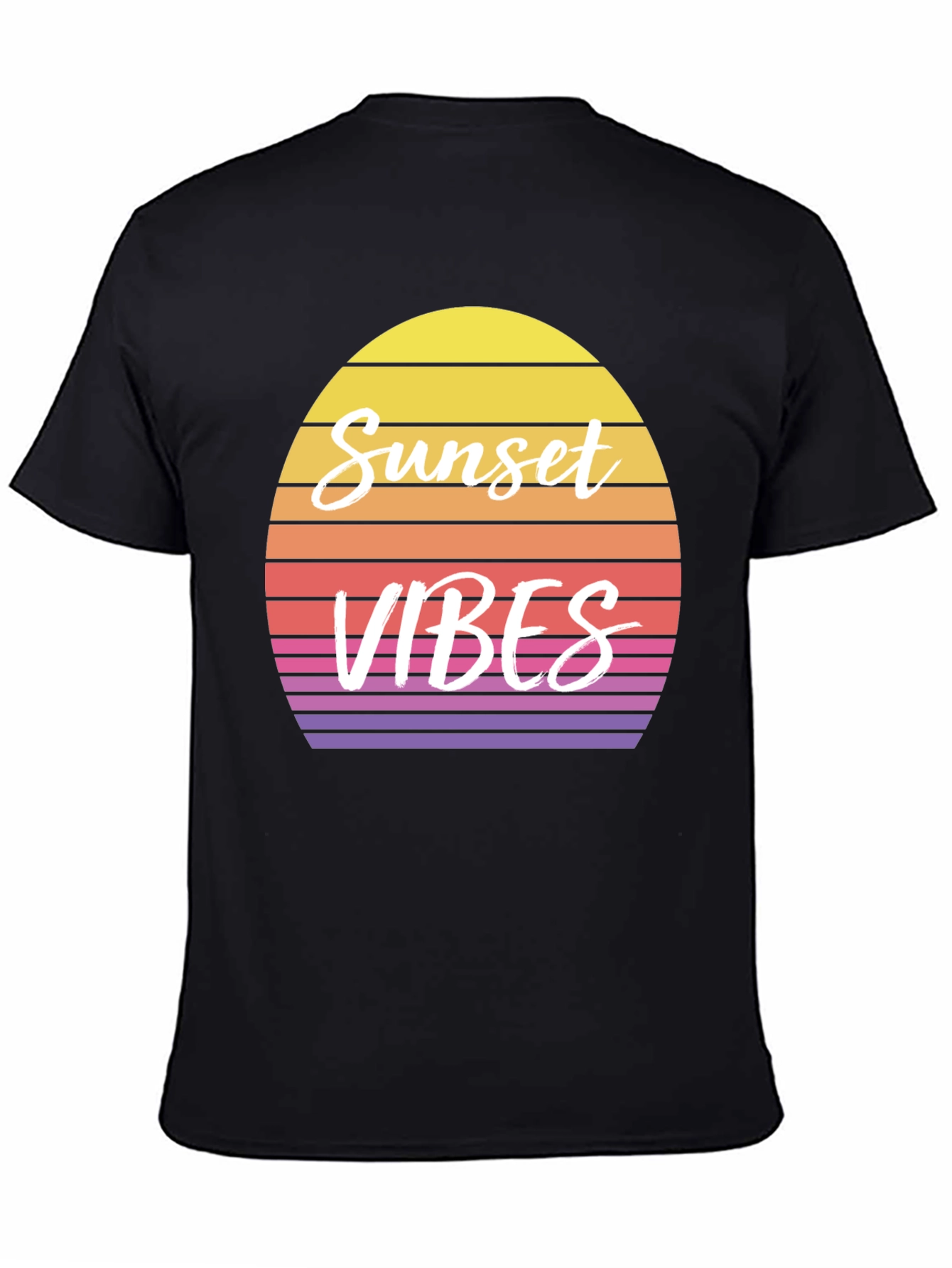 Sunset Vibes Graphic Tee - Retro Style