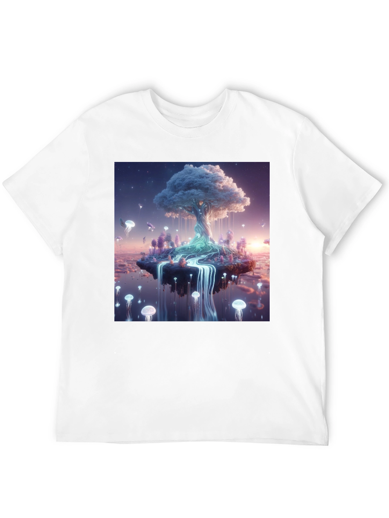 Dreamscape Tree Black T-Shirt