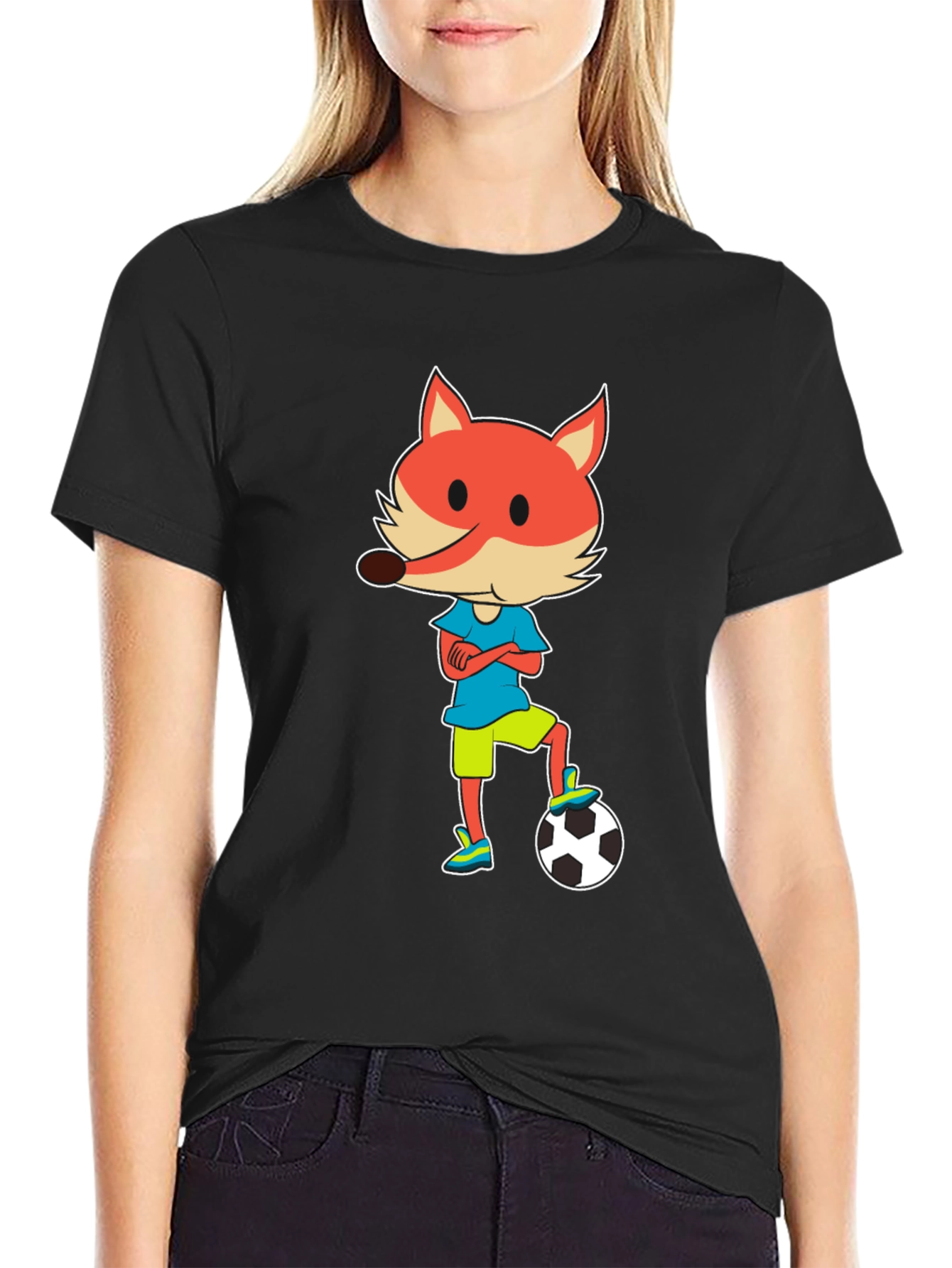 Fox Soccer Player T-Shirt