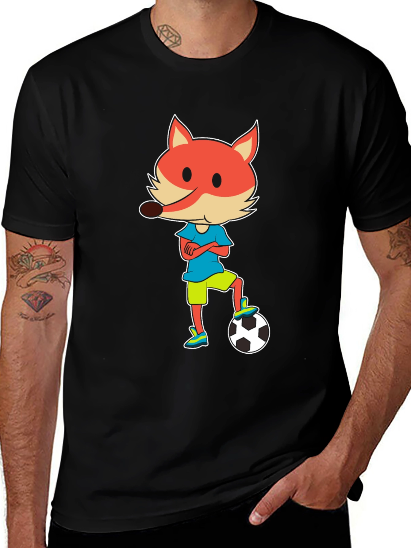 Fox Soccer Player T-Shirt