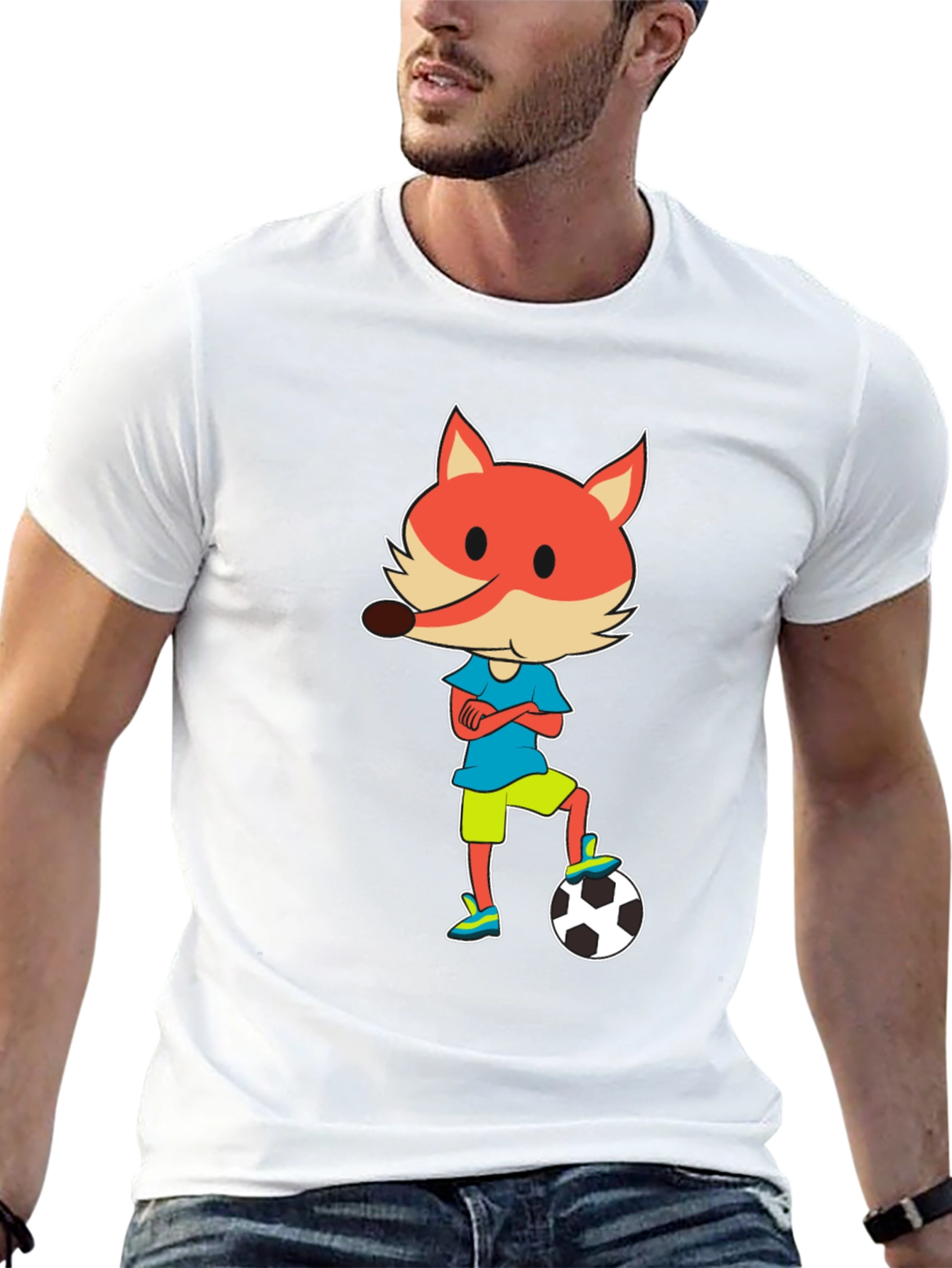 Fox Soccer Player T-Shirt