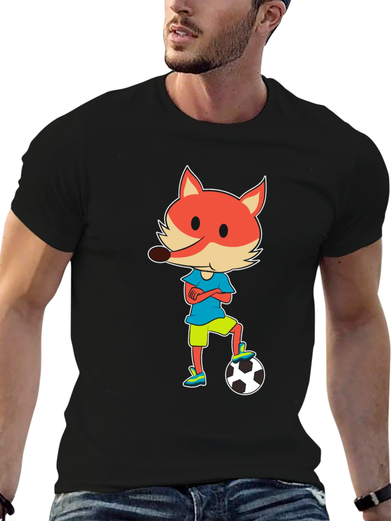 Fox Soccer Player T-Shirt
