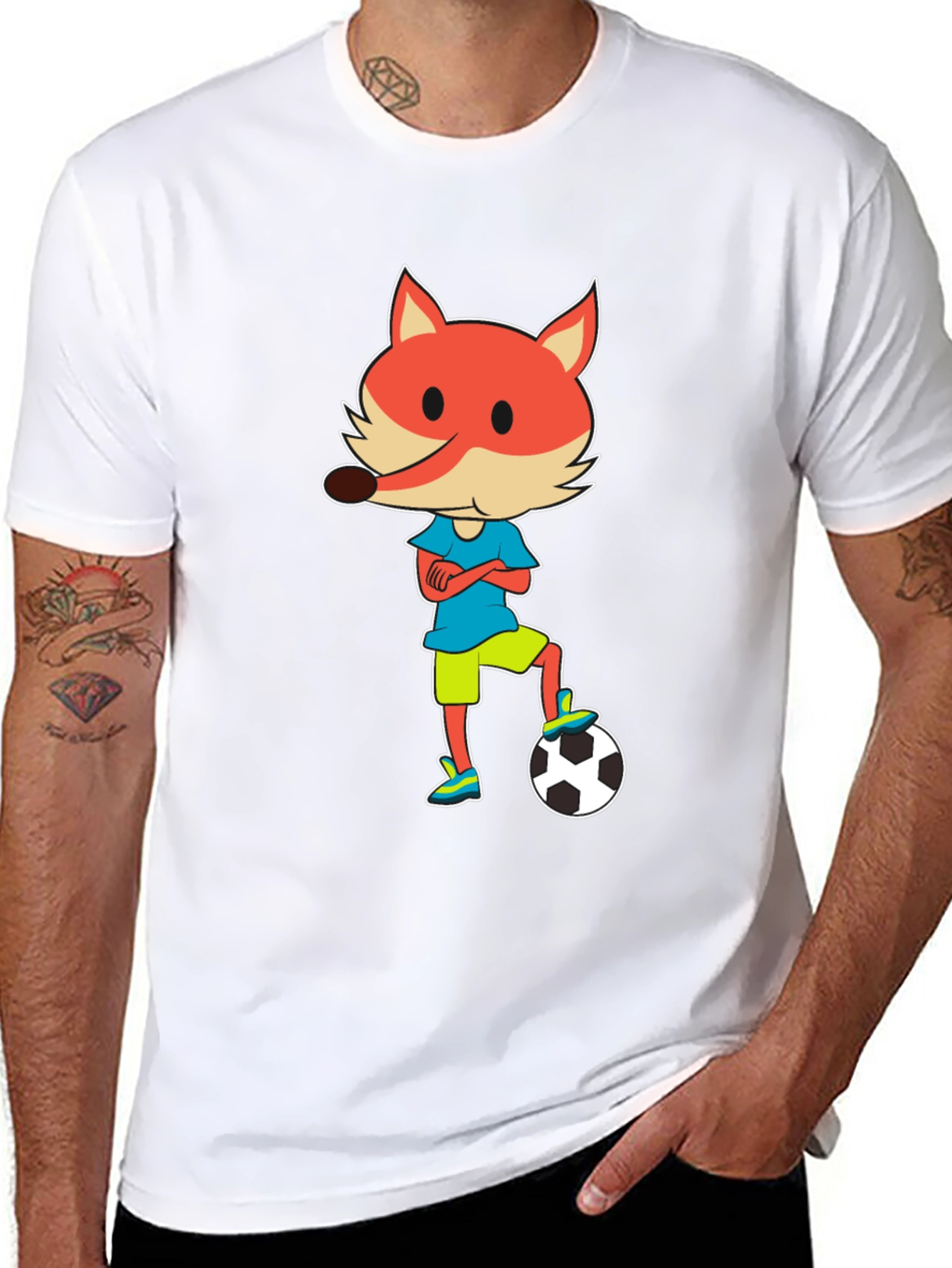 Fox Soccer Player T-Shirt