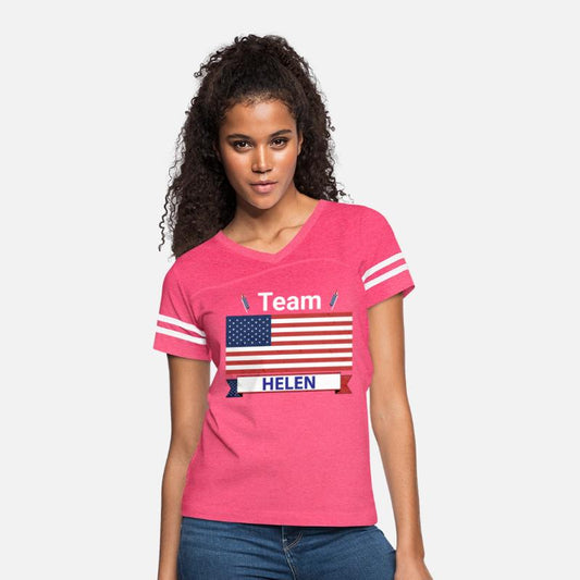 Team Helen USA American Flag Stars Stripe
