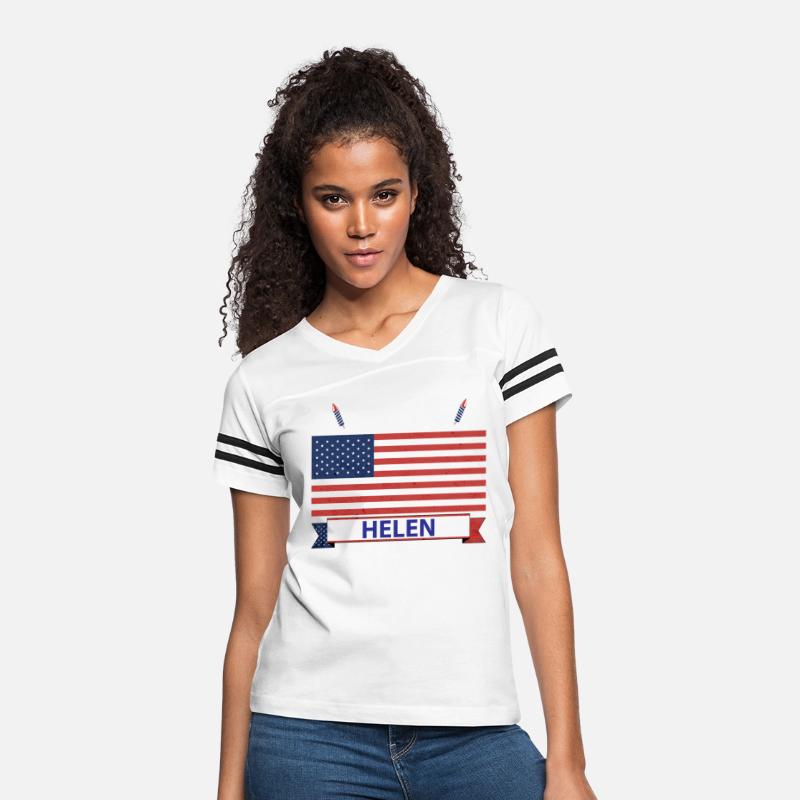 Team Helen USA American Flag Stars Stripe