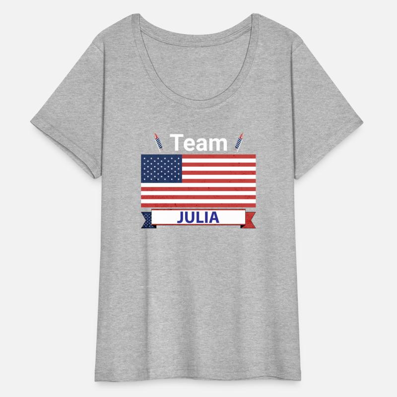 Team Julia USA American Flag Star Stripe