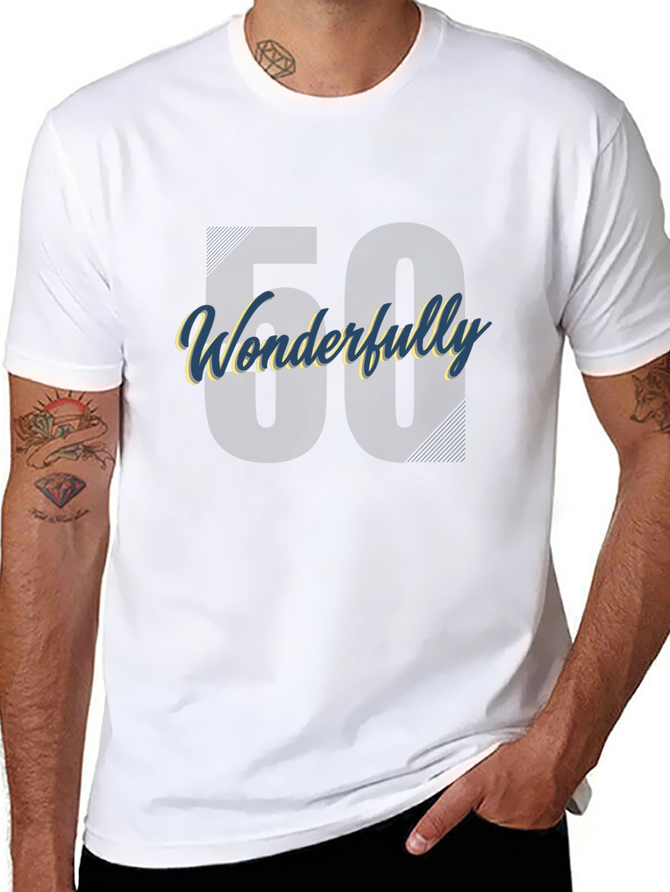 Wonderfully 60 T-Shirt - Birthday Gift